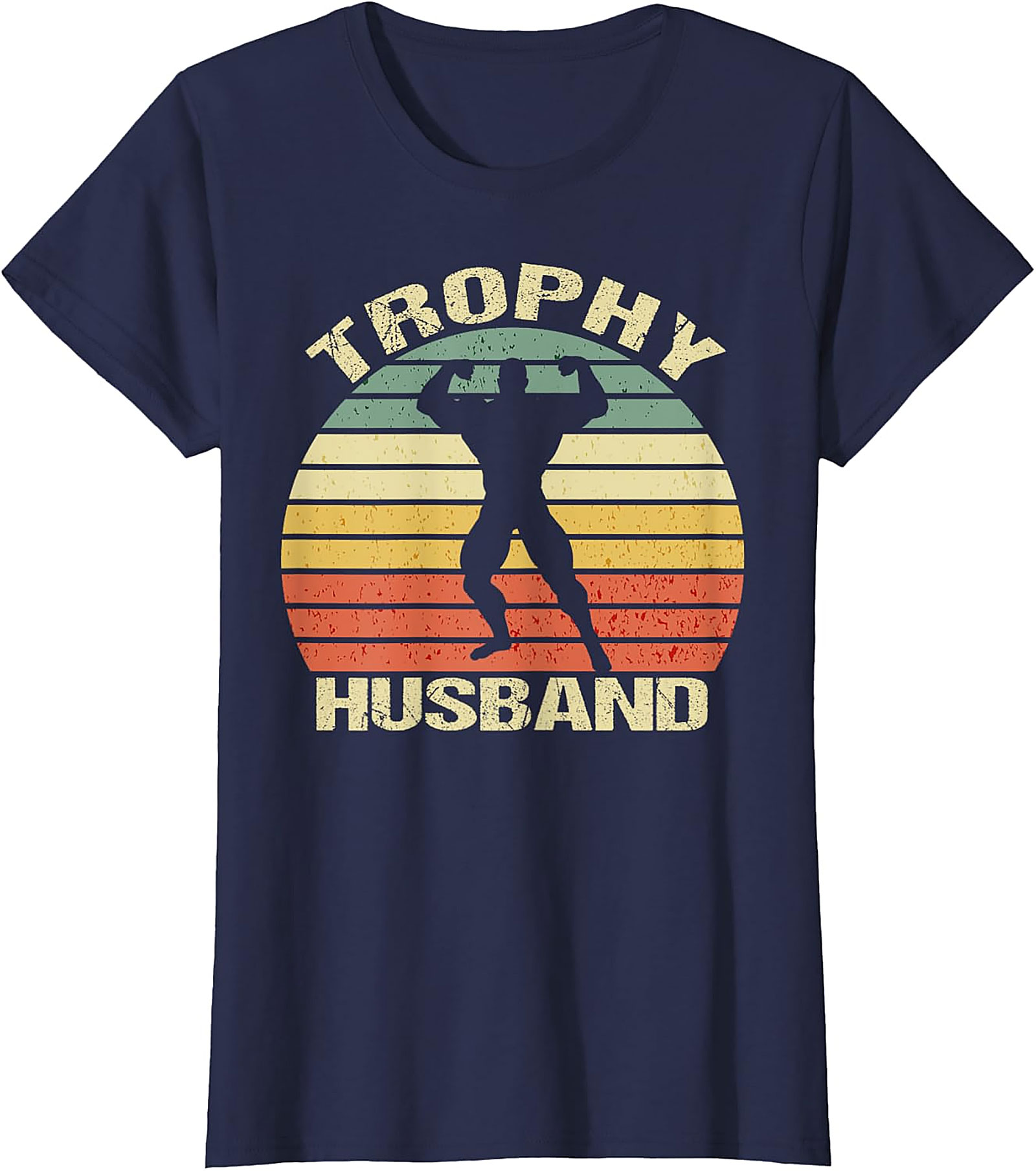 Retro Trophy Husband T-Shirt | Funny Graphic Tee for Men
