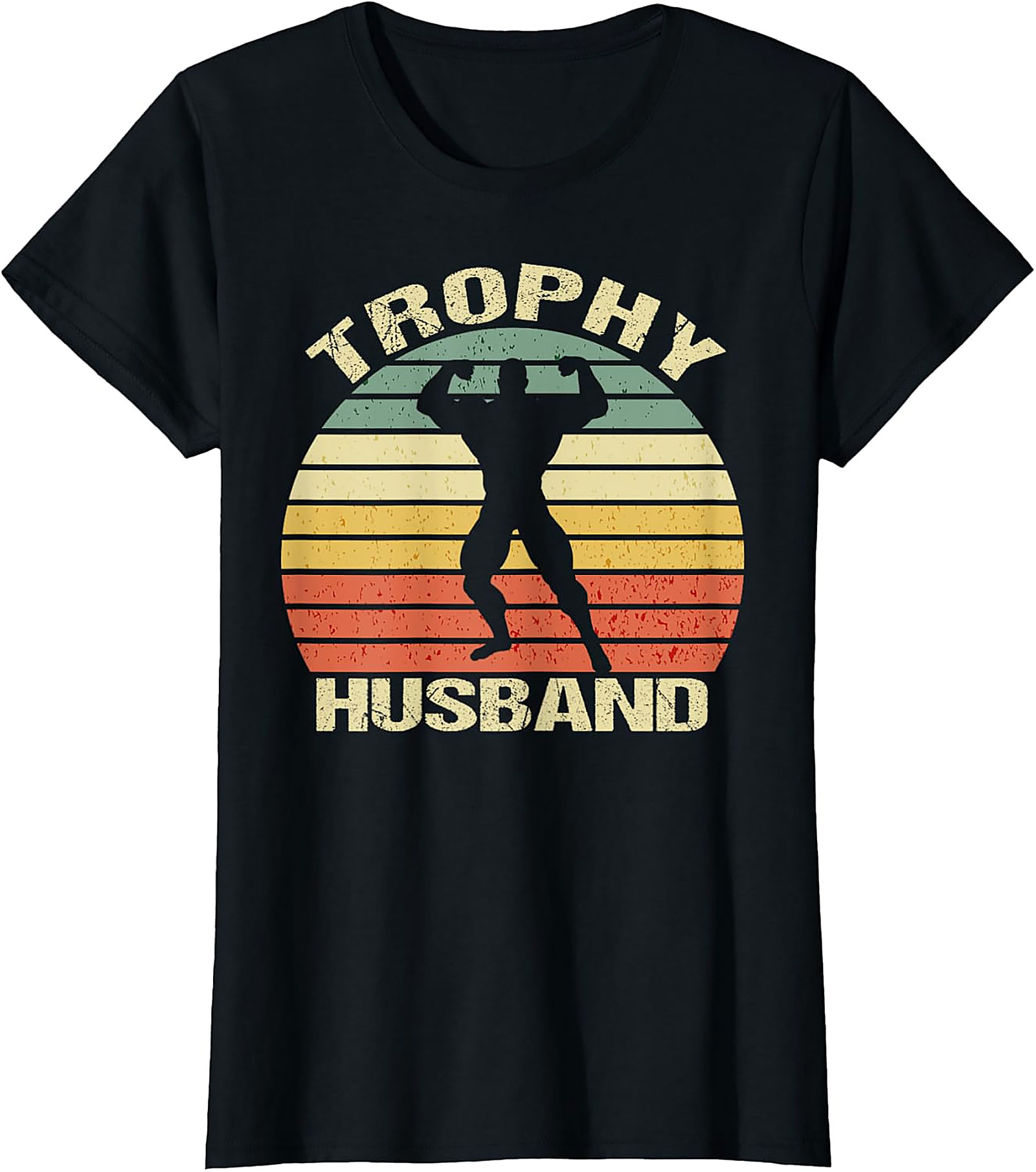Retro Trophy Husband T-Shirt | Funny Graphic Tee for Men