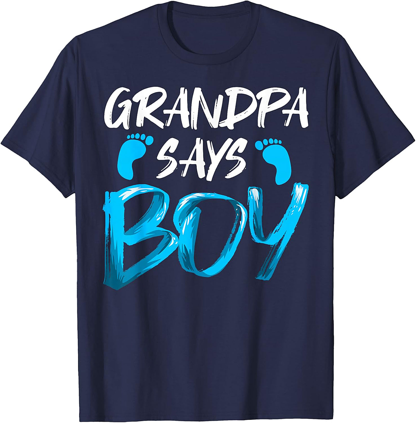 Grandpa Says Boy T-Shirt | Funny Gender Reveal Tee