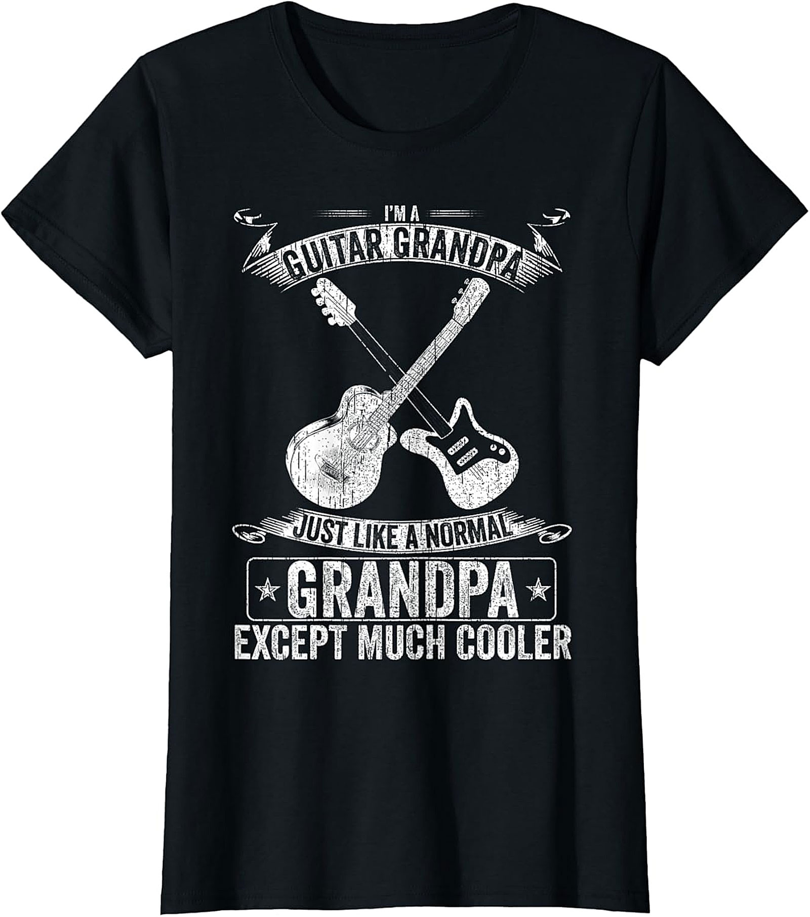  Guitar Grandpa T-Shirt | Funny Gift Tee for Cool Grandpas