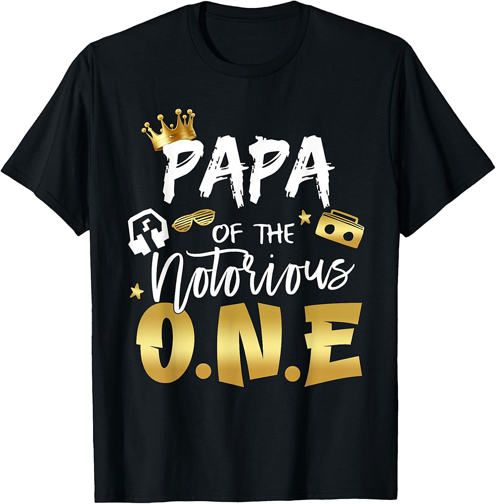 Papa of the Notorious One T-Shirt | Dad 1st Birthday Tee