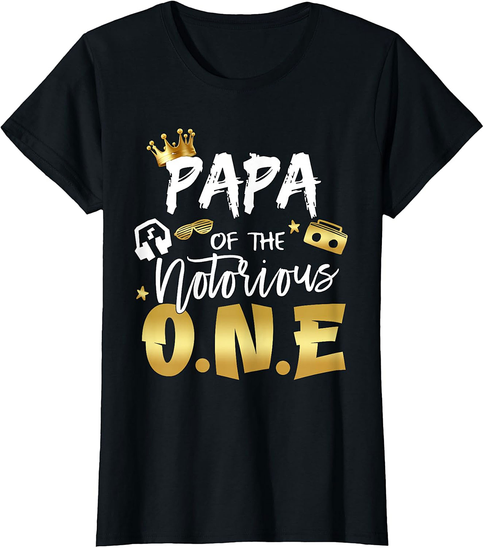  Papa of the Notorious One T-Shirt | Dad 1st Birthday Tee