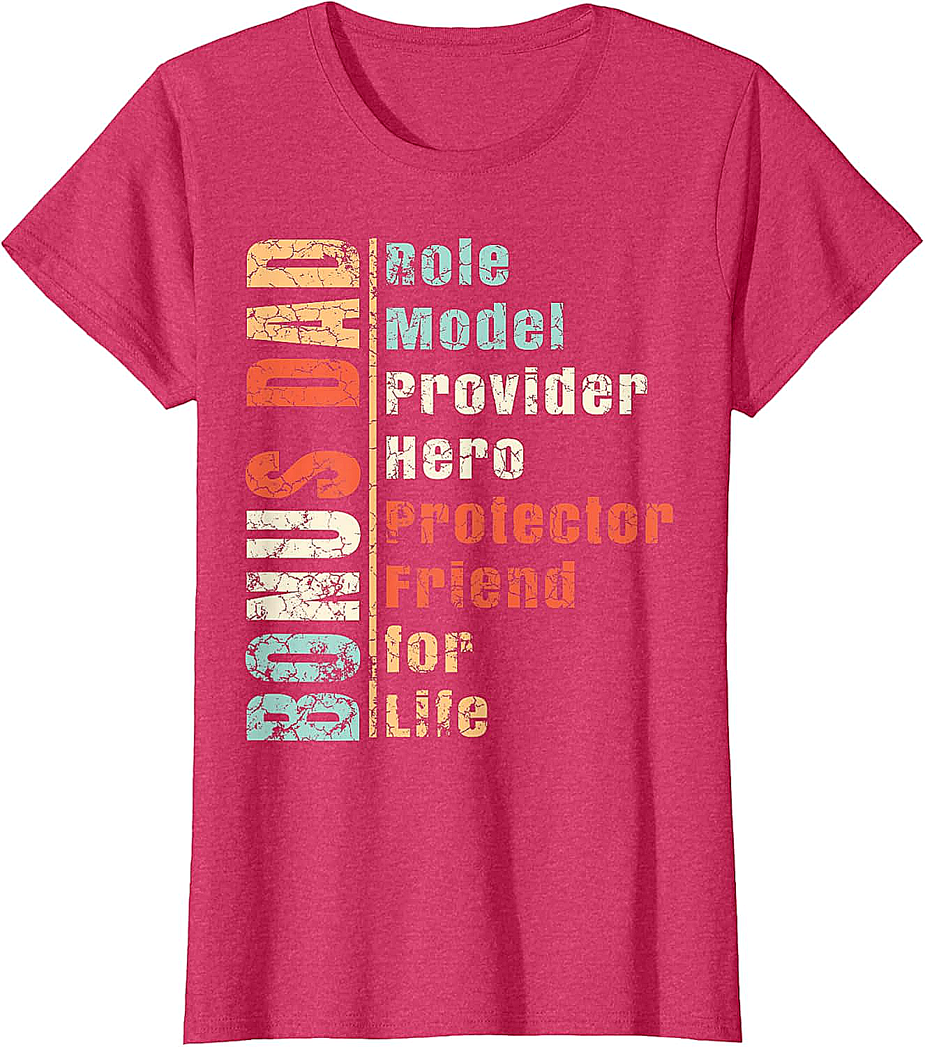 Retro Bonus Dad Graphic Tee Best Stepdad Gift Shirt