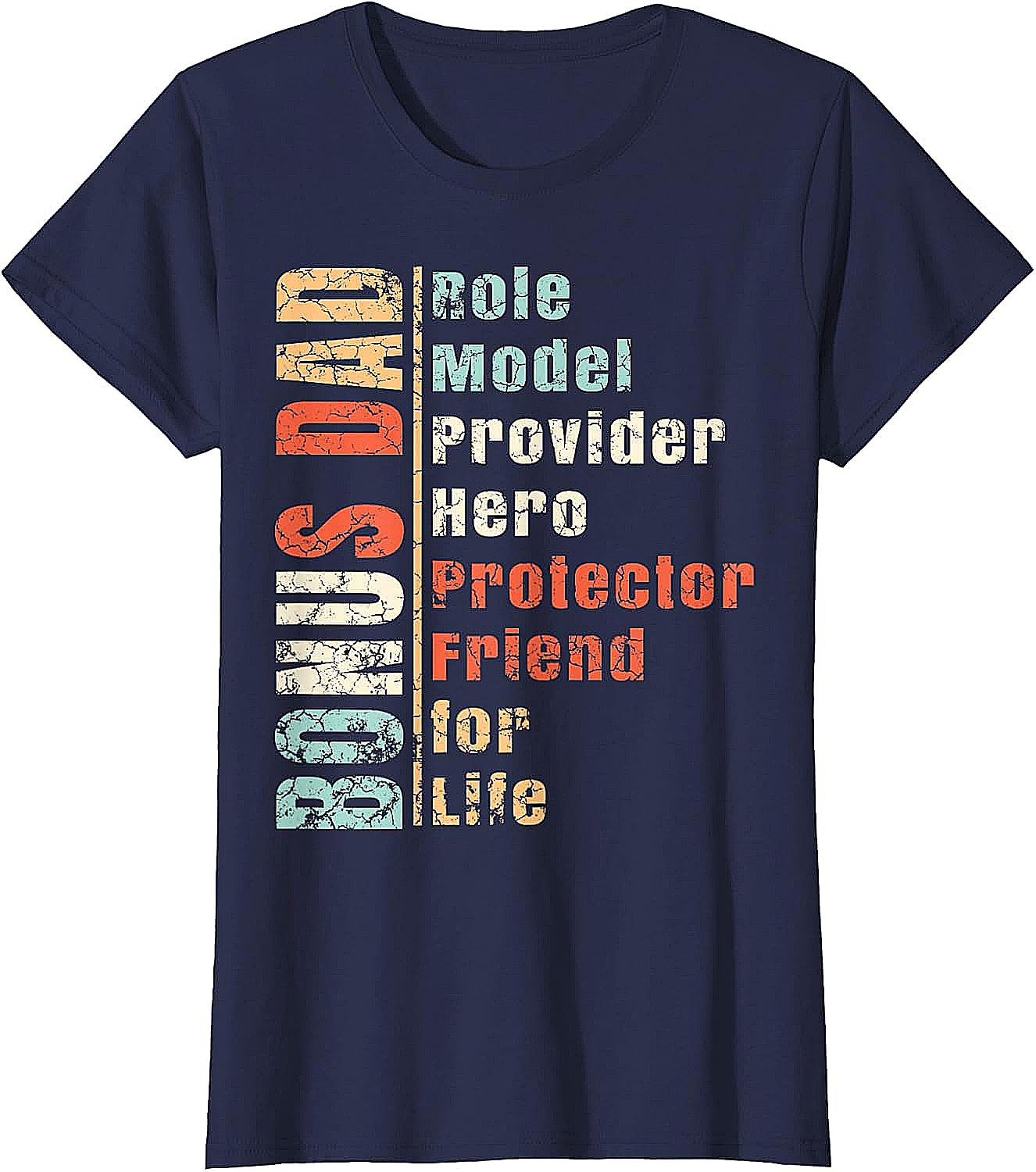 Retro Bonus Dad Graphic Tee Best Stepdad Gift Shirt
