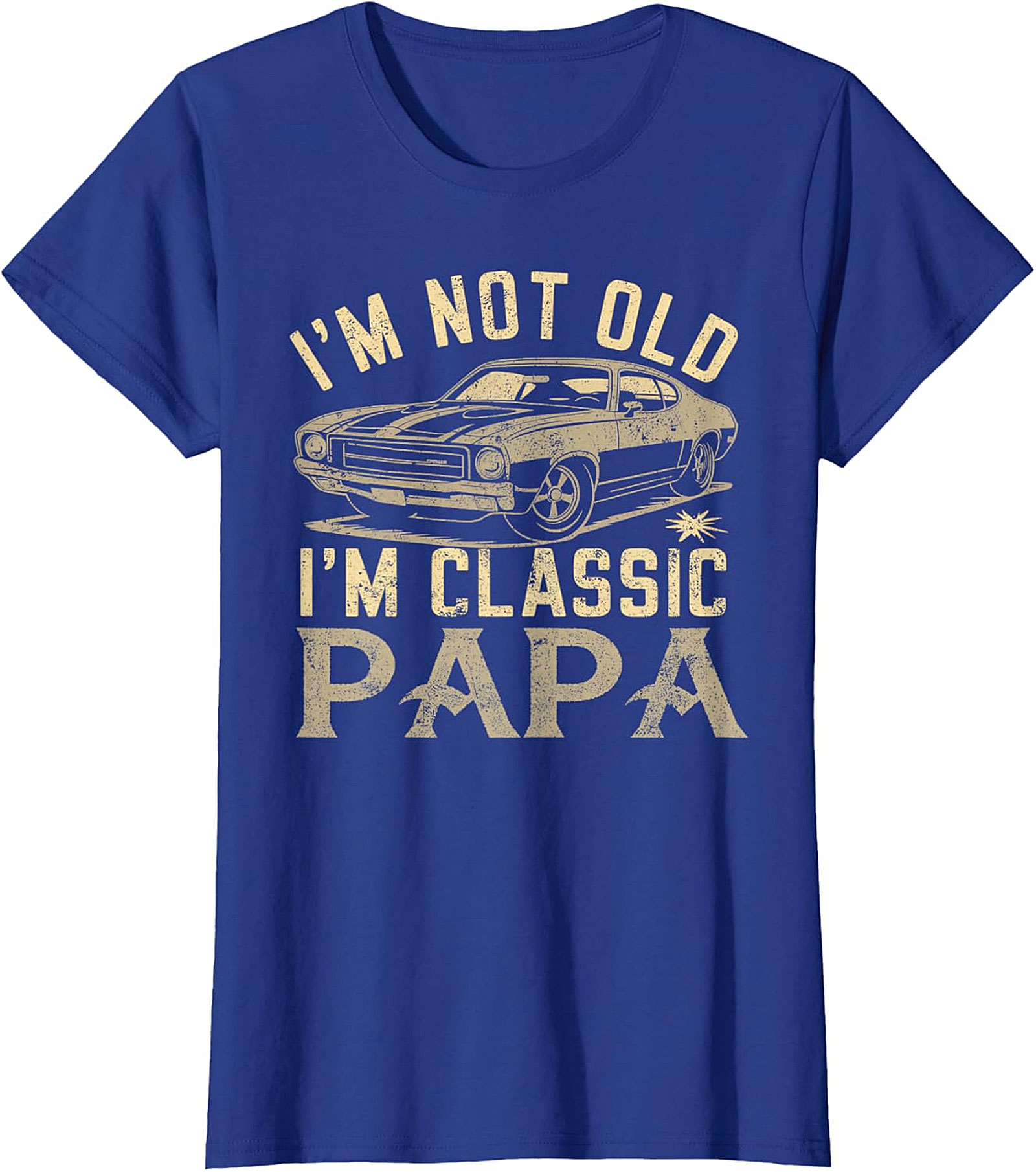 Classic Papa T-Shirt | Vintage Muscle Car Funny Tee