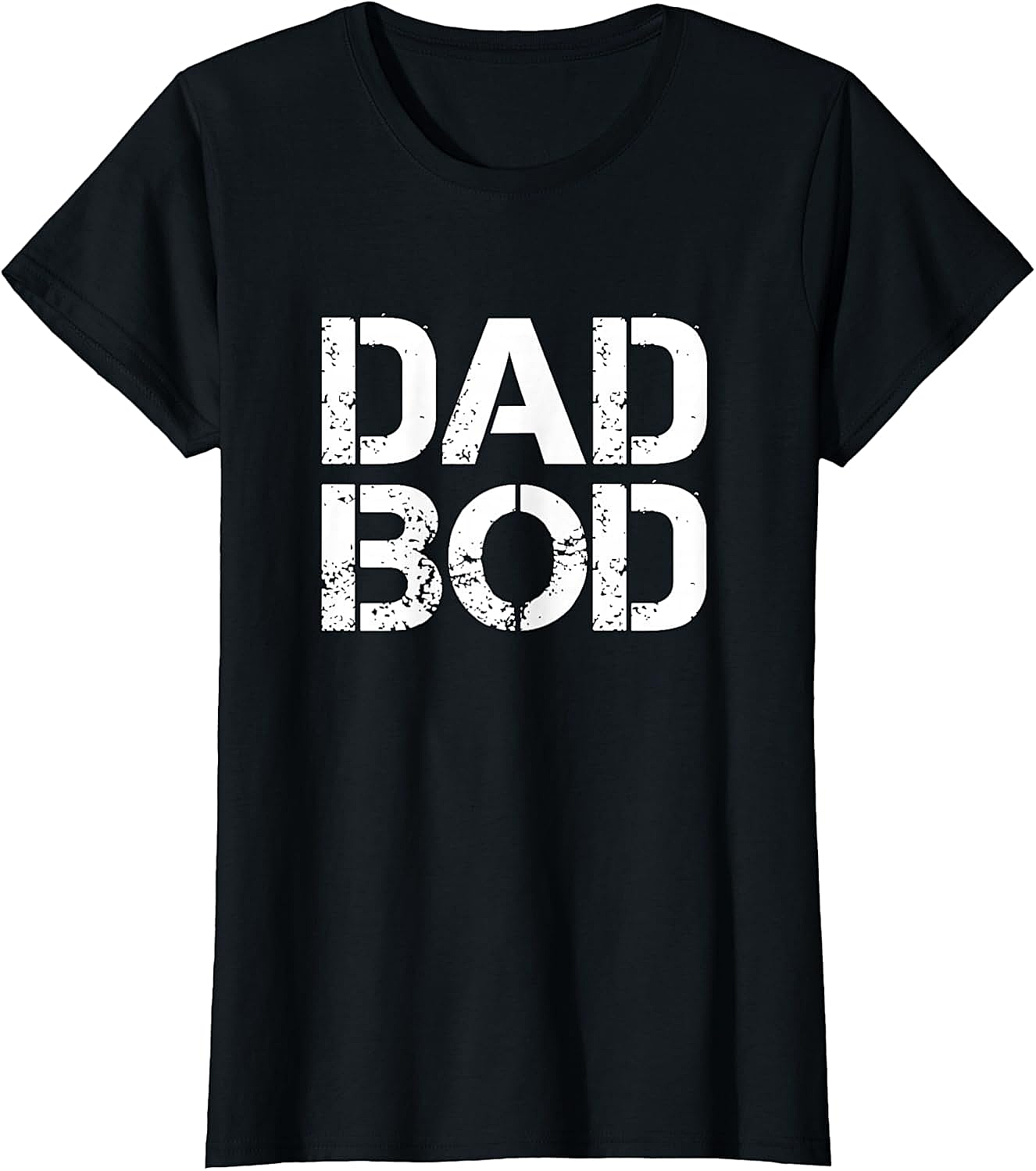 Funny Dad Bod Graphic Tee Distressed Humor T-Shirt