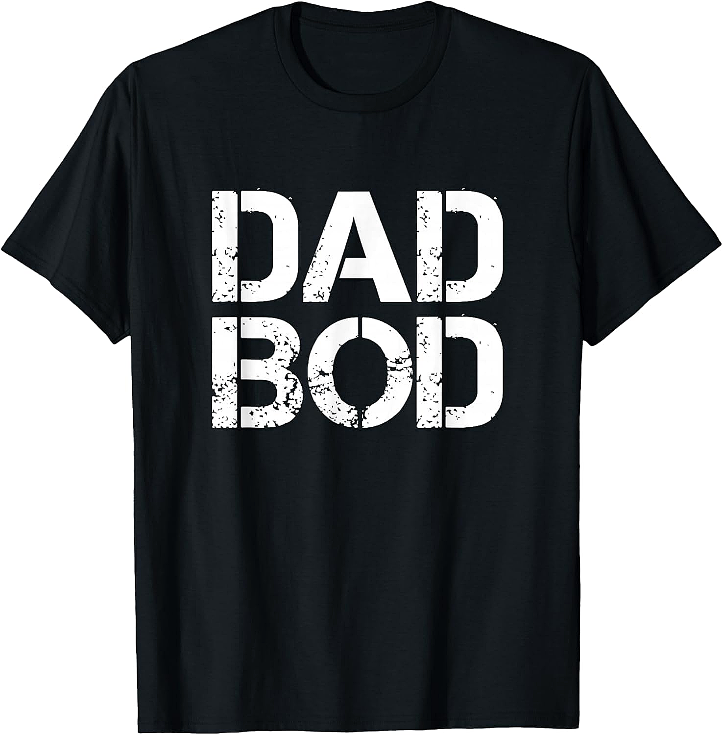 Funny Dad Bod Graphic Tee Distressed Humor T-Shirt