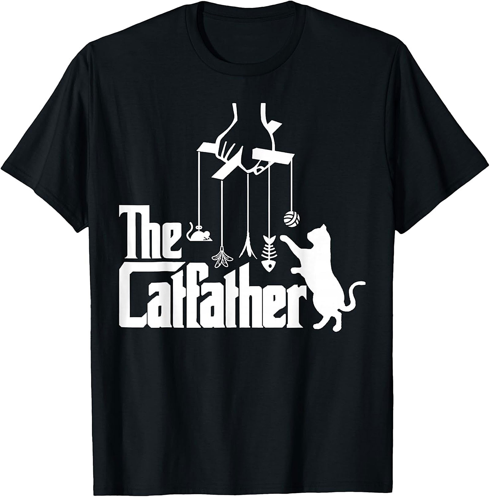 The Catfather Graphic Tee | Funny Cat Lover Unisex Shirt
