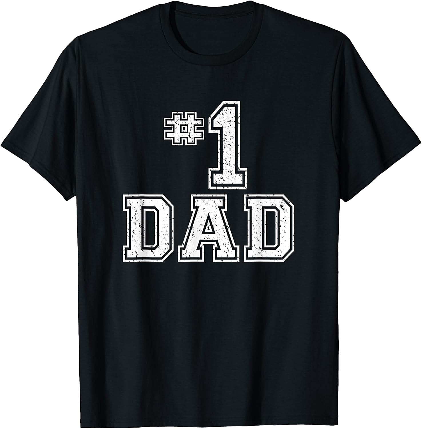 Vintage #1 Dad Graphic Tee Soft Unisex Father's Day Gift
