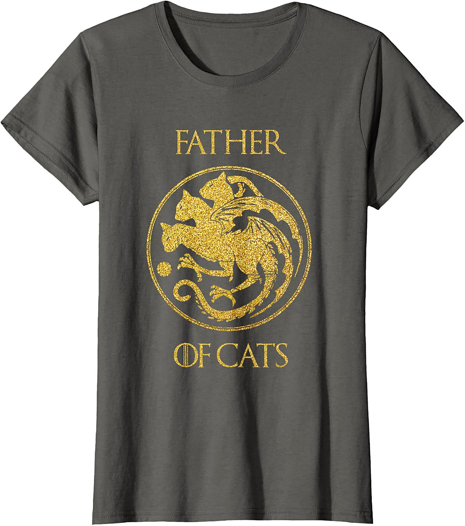  Father of Cats Graphic Tee | Funny Cat Dad Shirt