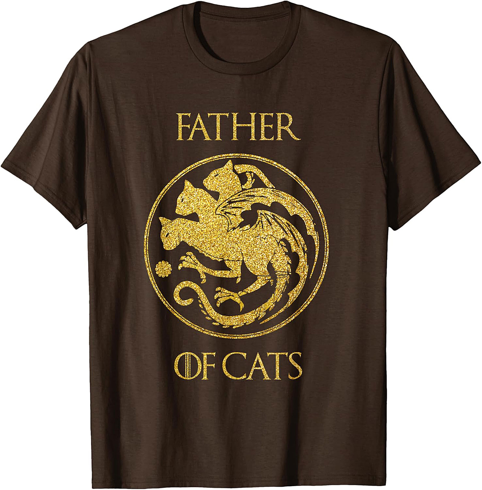  Father of Cats Graphic Tee | Funny Cat Dad Shirt