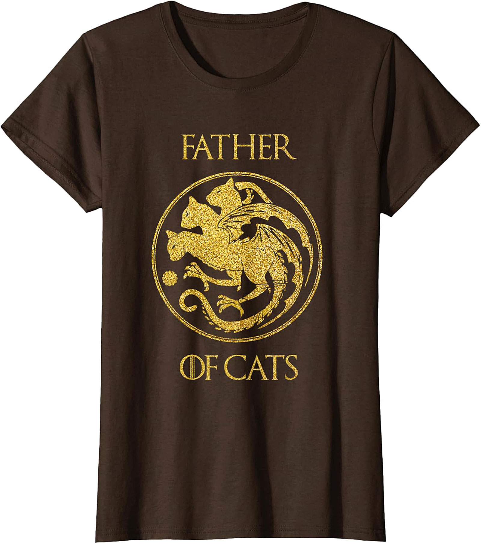  Father of Cats Graphic Tee | Funny Cat Dad Shirt