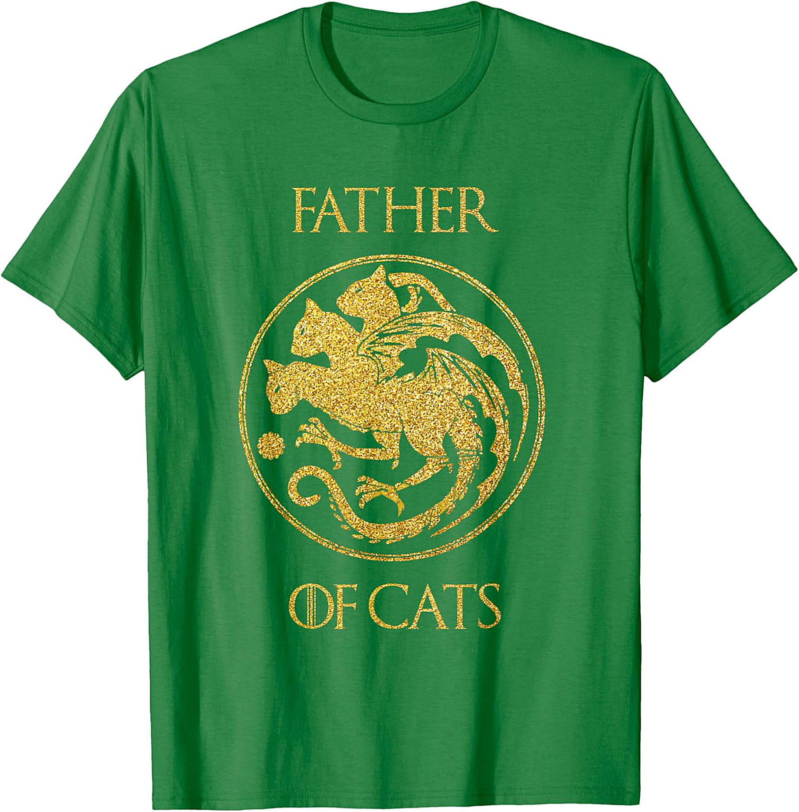  Father of Cats Graphic Tee | Funny Cat Dad Shirt