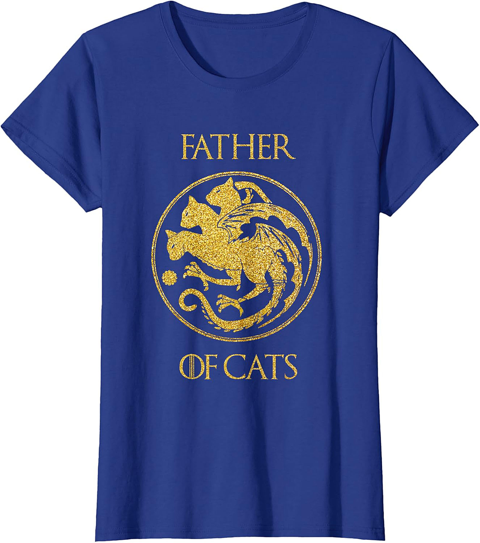  Father of Cats Graphic Tee | Funny Cat Dad Shirt