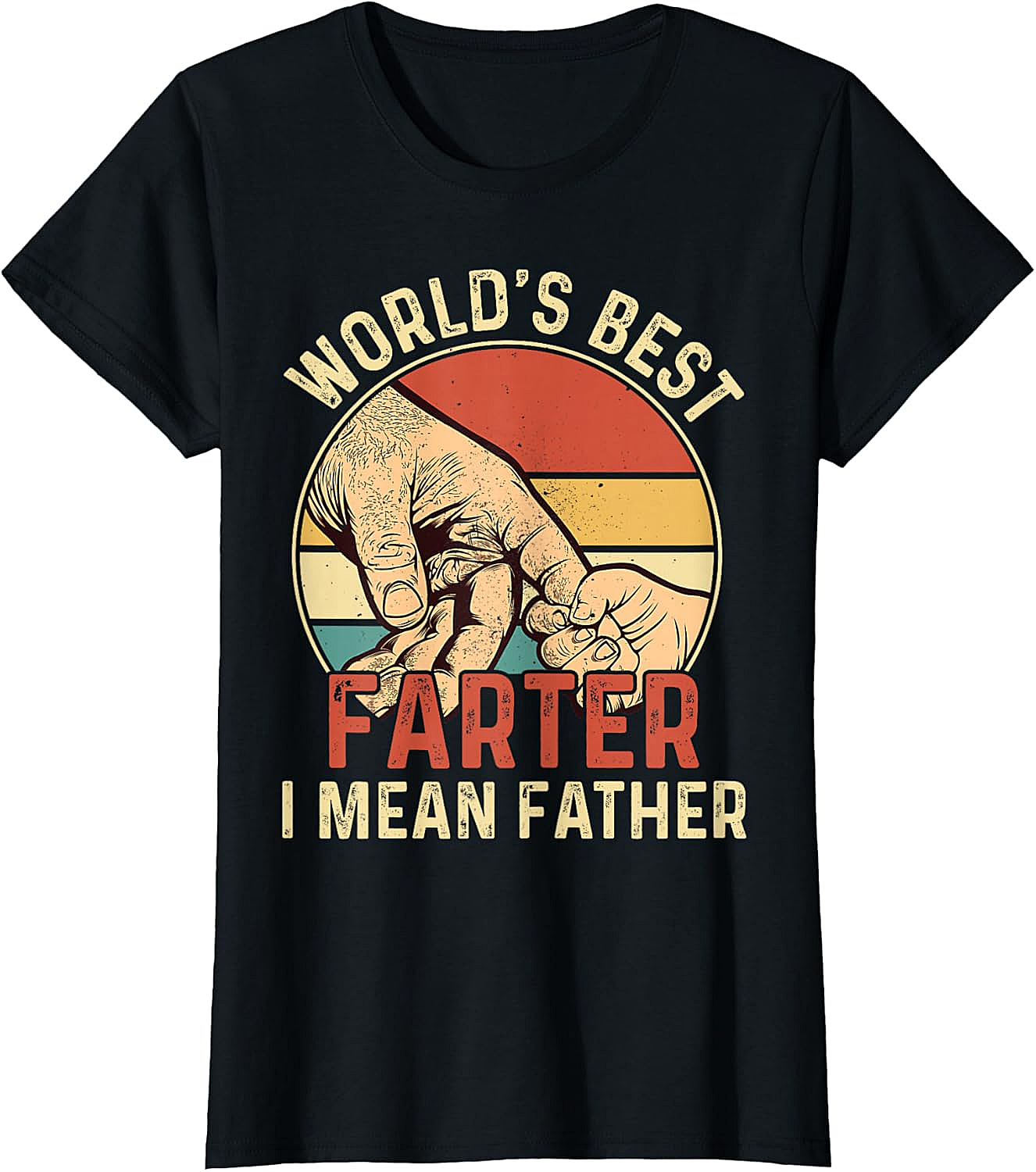 World’s Best Farter I Mean Father T-Shirt Funny Dad Tee