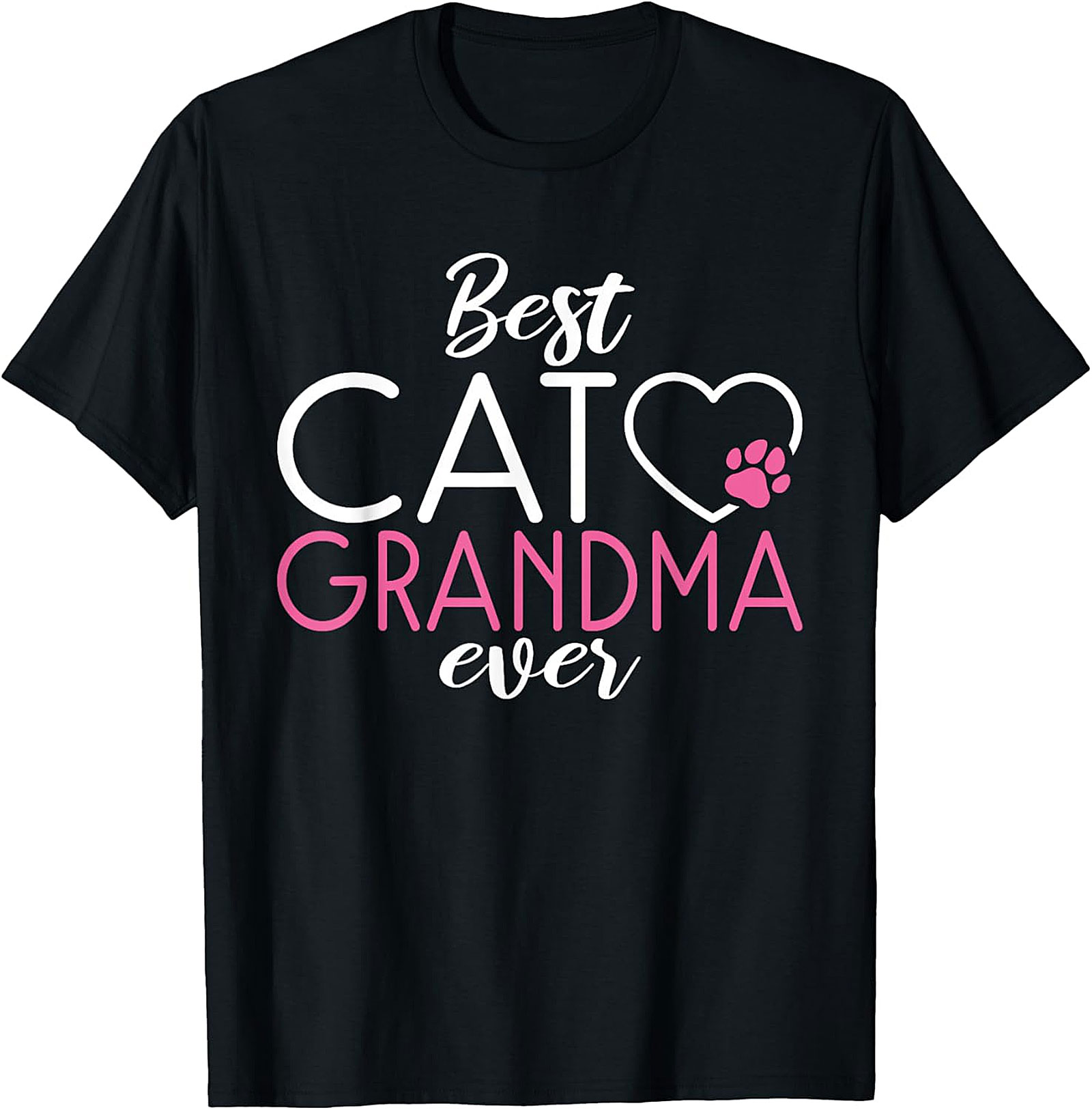 Best Cat Grandma Ever Graphic Tee | Funny Cat Lover Shirt