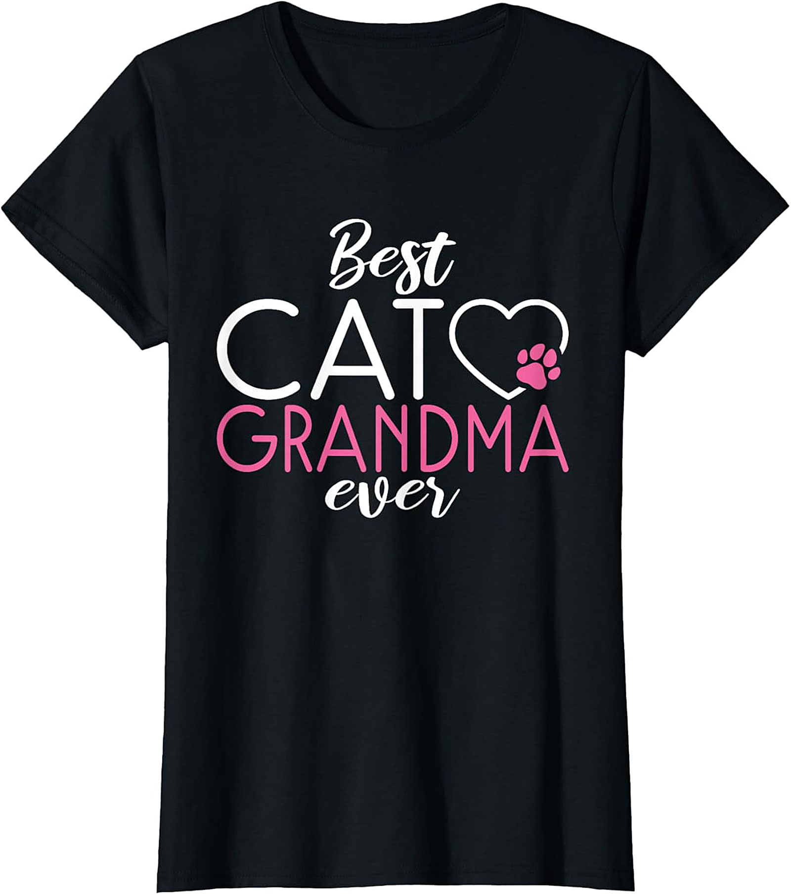 Best Cat Grandma Ever Graphic Tee | Funny Cat Lover Shirt