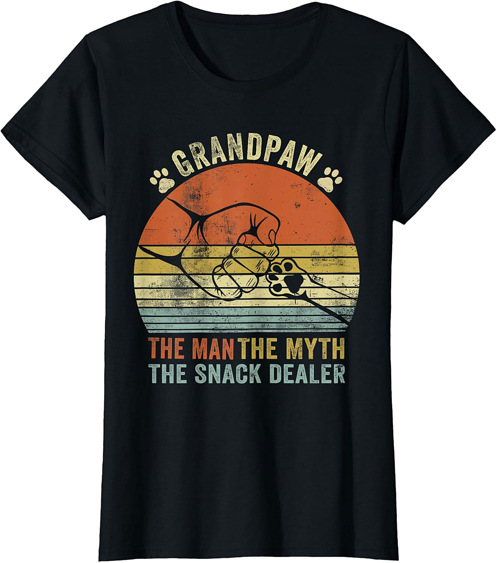 Branding The Snack Dealer T-Shirt | Funny Dog Grandpa Gift