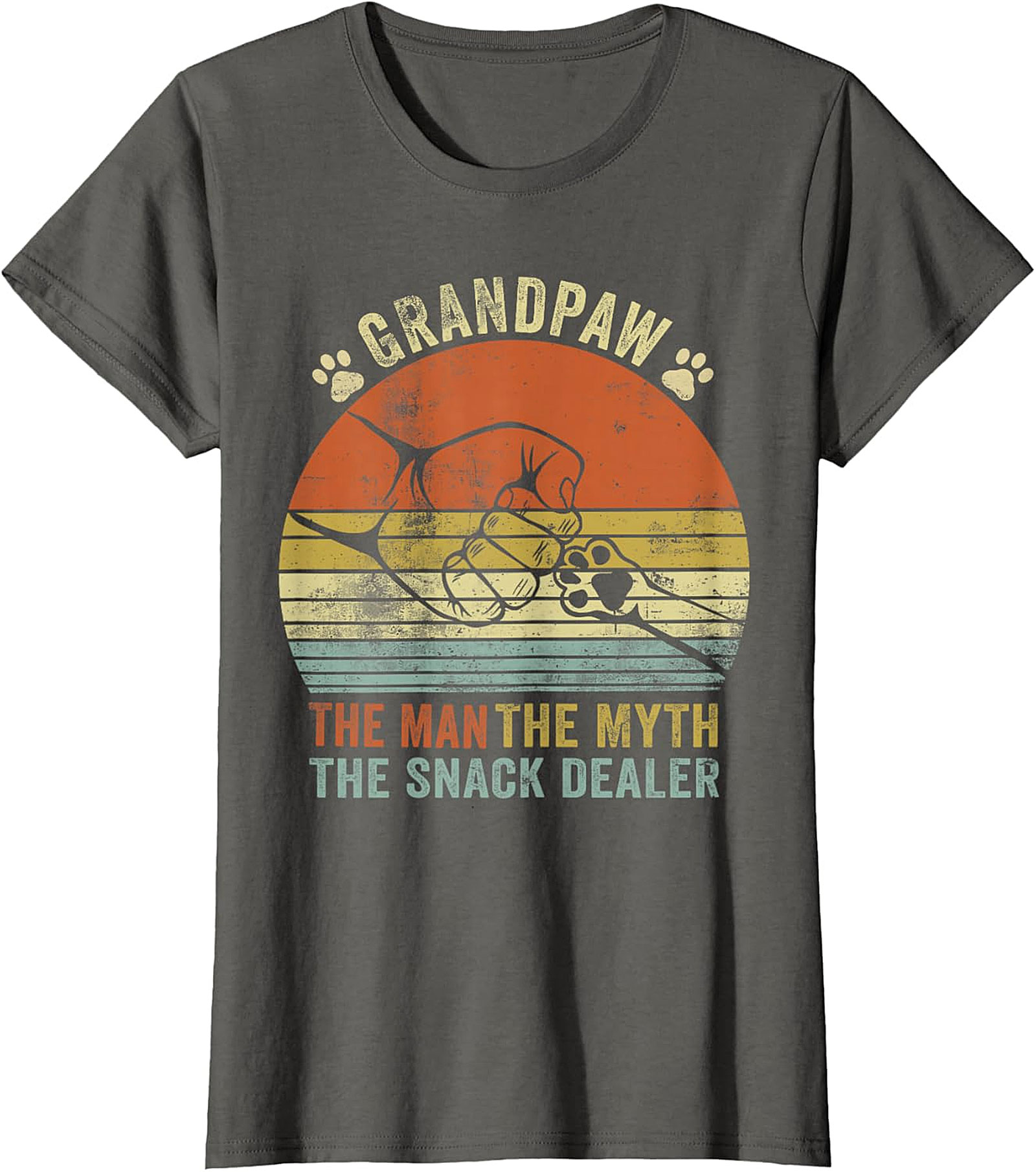Branding The Snack Dealer T-Shirt | Funny Dog Grandpa Gift