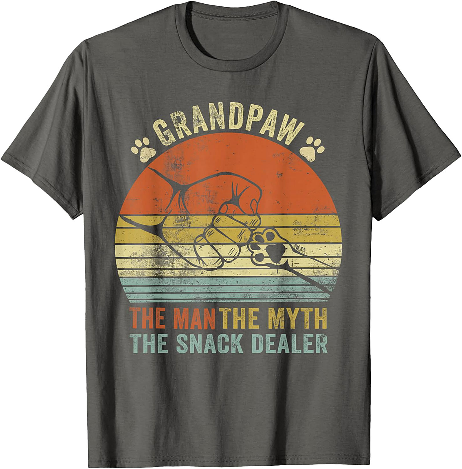 Branding The Snack Dealer T-Shirt | Funny Dog Grandpa Gift