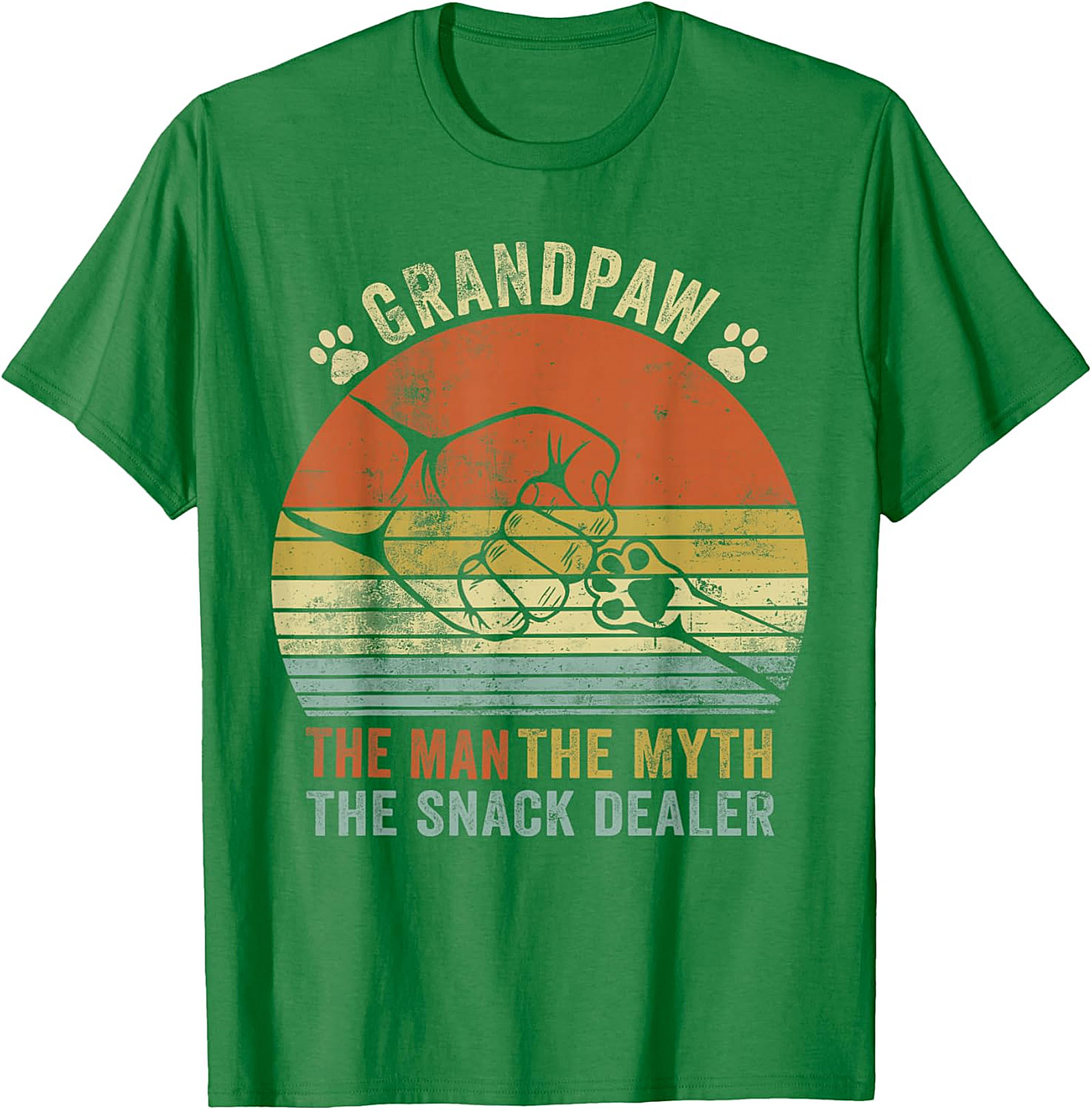Branding The Snack Dealer T-Shirt | Funny Dog Grandpa Gift