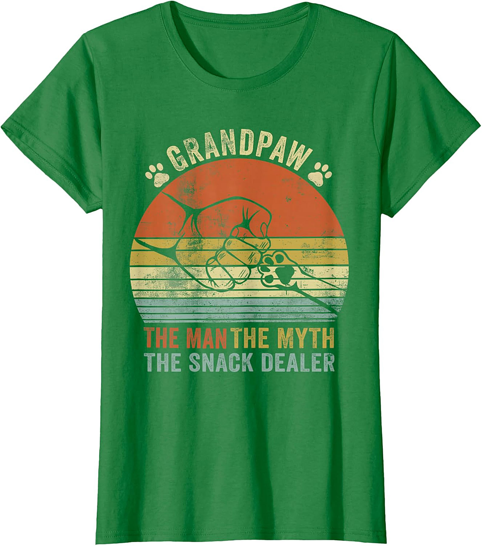 Branding The Snack Dealer T-Shirt | Funny Dog Grandpa Gift