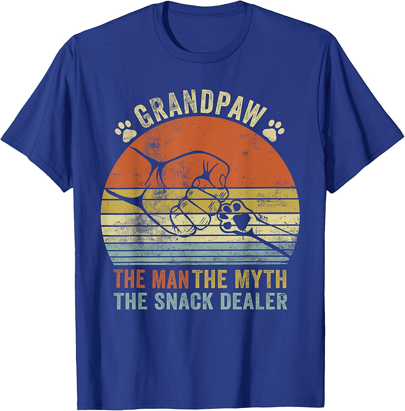 Branding The Snack Dealer T-Shirt | Funny Dog Grandpa Gift