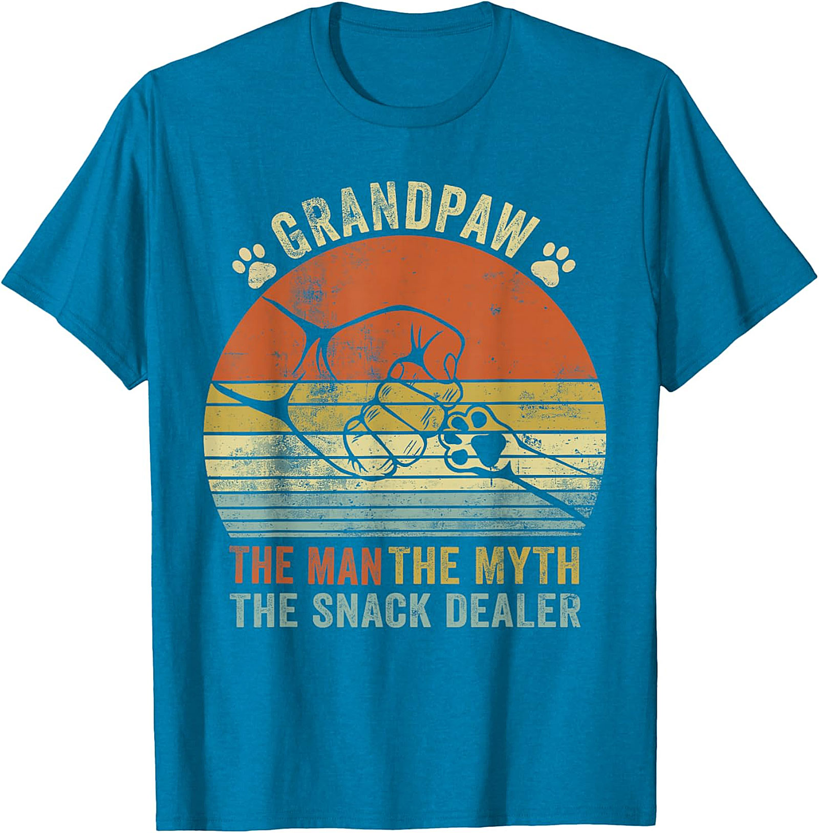 Branding The Snack Dealer T-Shirt | Funny Dog Grandpa Gift