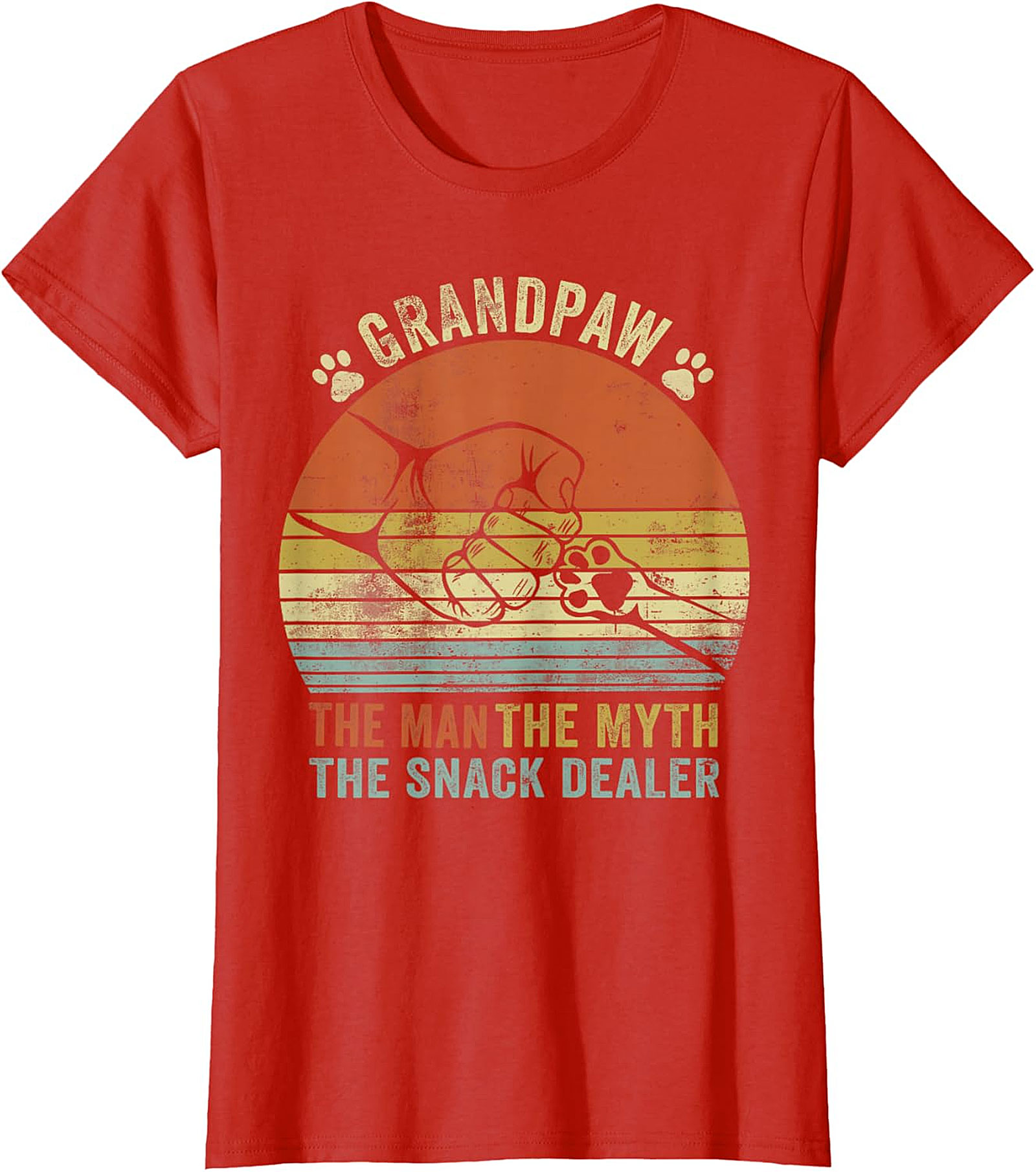 Branding The Snack Dealer T-Shirt | Funny Dog Grandpa Gift