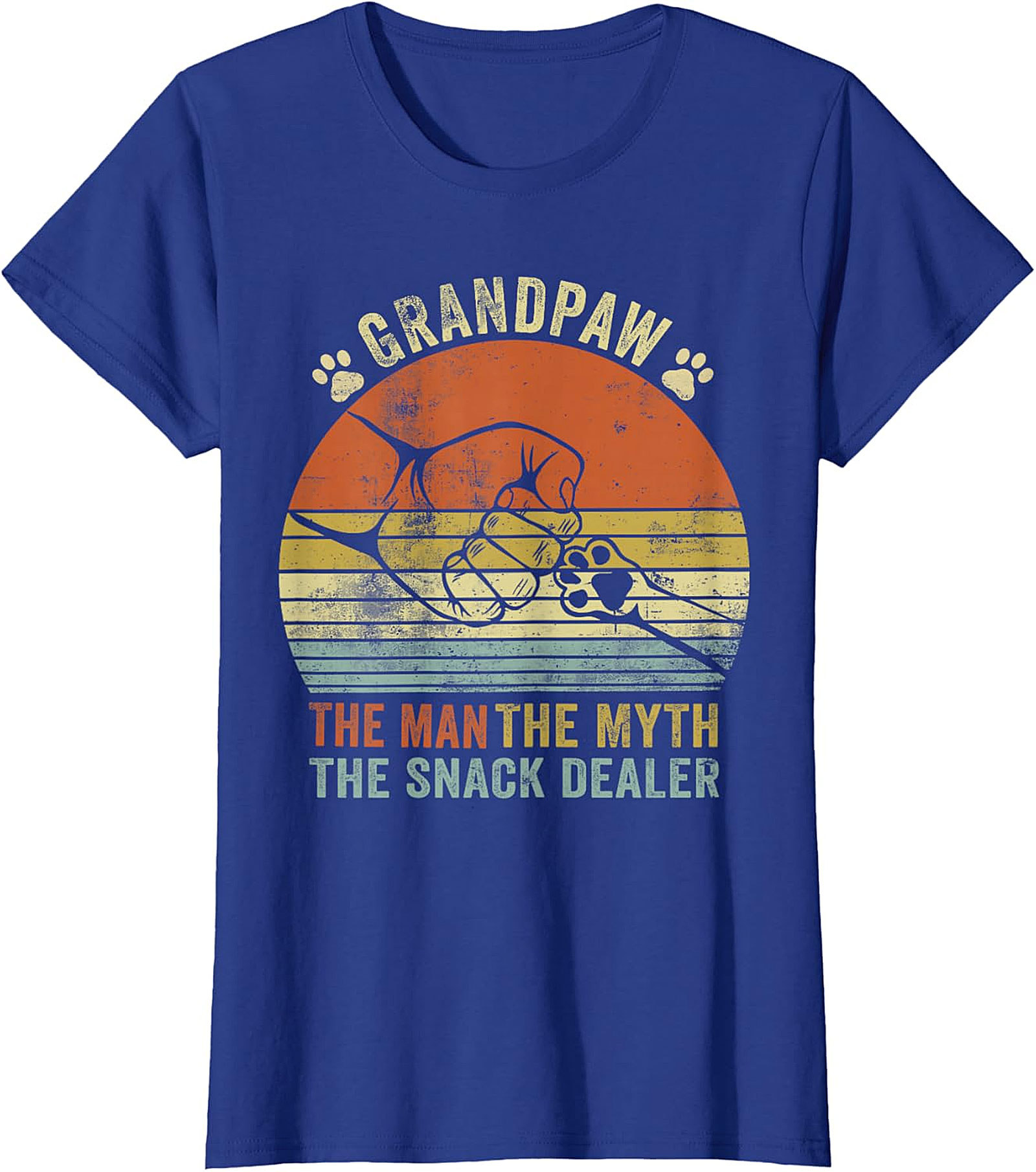 Branding The Snack Dealer T-Shirt | Funny Dog Grandpa Gift