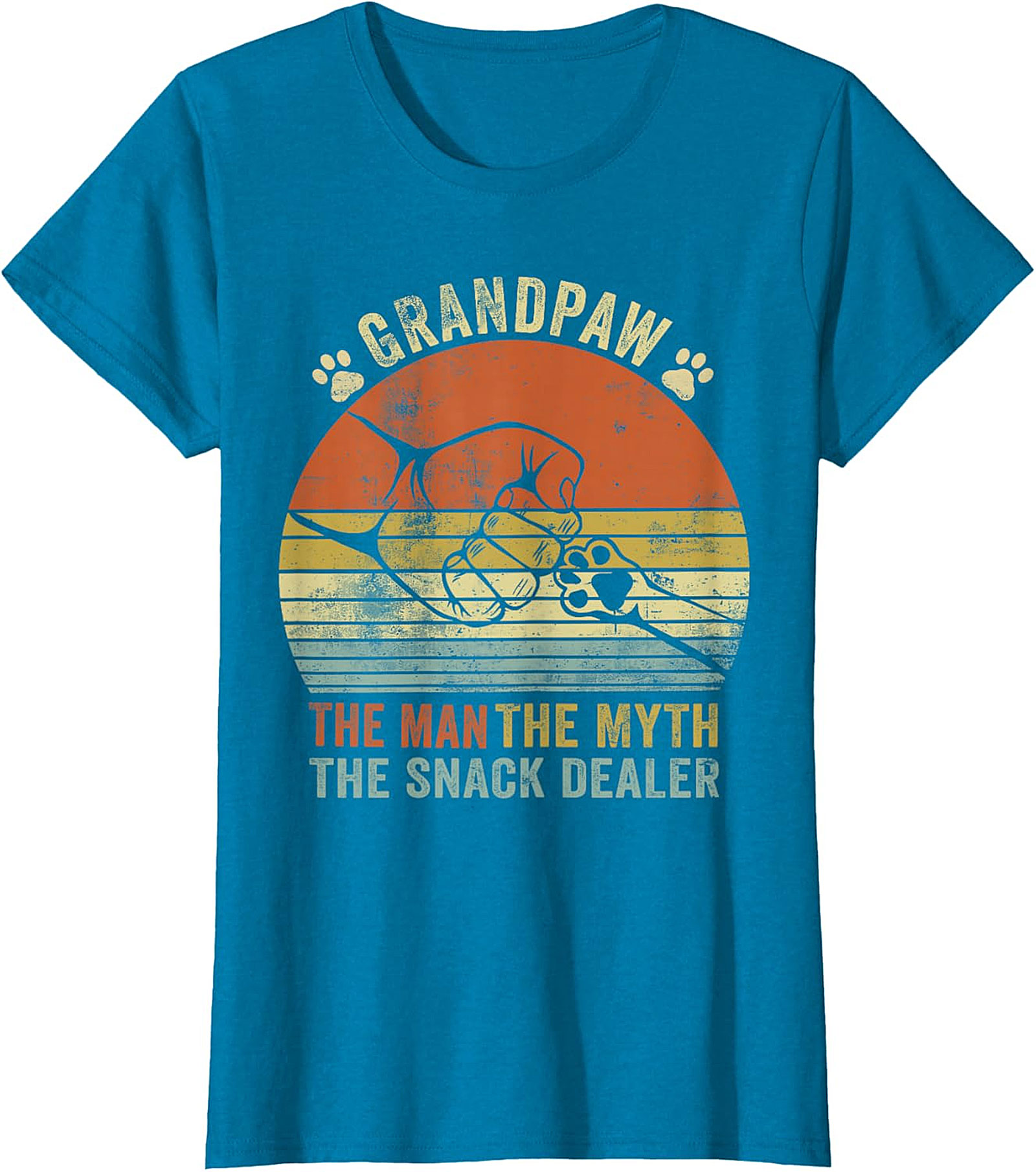 Branding The Snack Dealer T-Shirt | Funny Dog Grandpa Gift