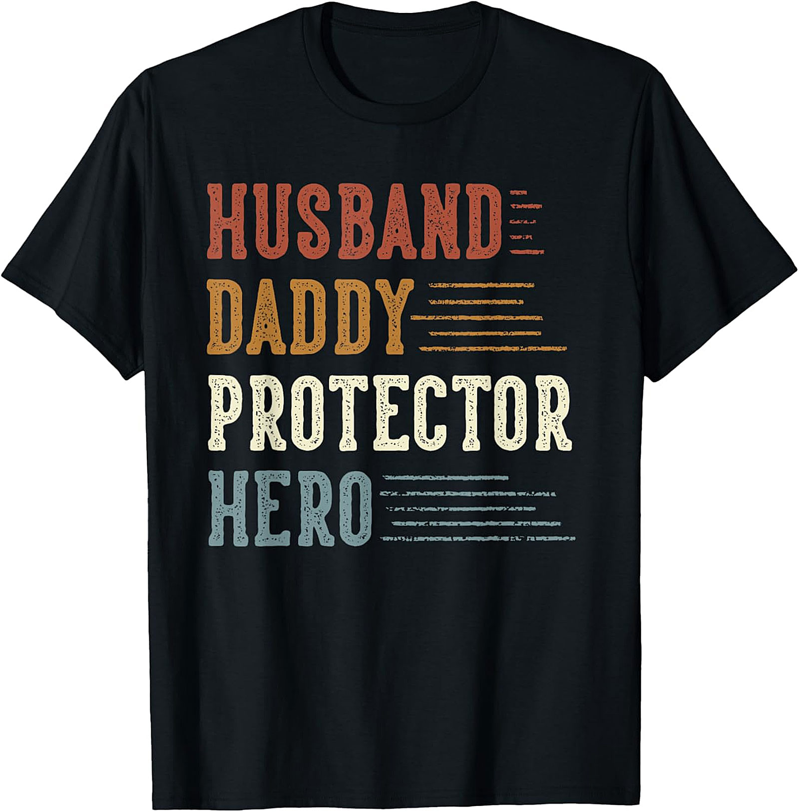 Husband Daddy Protector Hero T-Shirt | Dad Gift Tee
