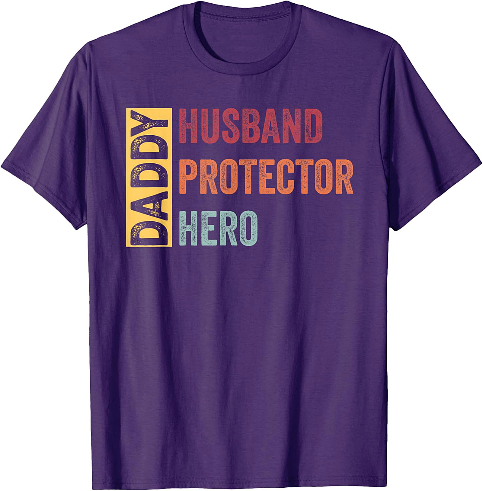 Daddy Husband Protector Hero T-Shirt | Retro Dad Graphic Tee