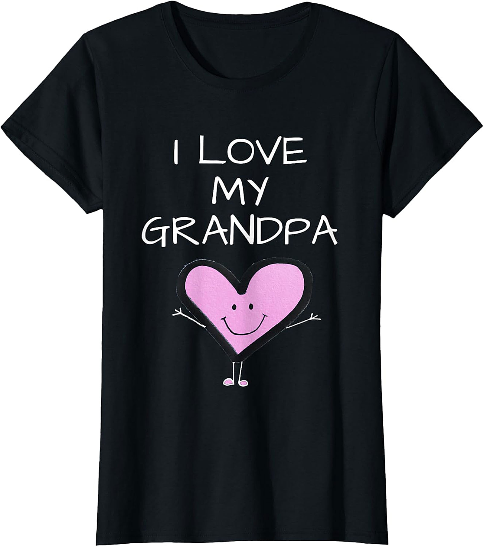  I Love My Grandpa Graphic Tee | Cute Family Unisex Shirt