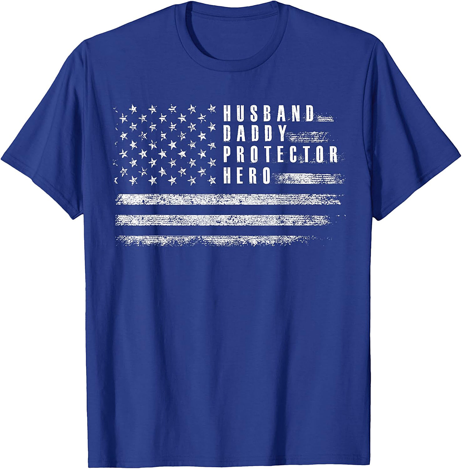 Husband Daddy Protector Hero T-Shirt | Patriotic Dad Gift
