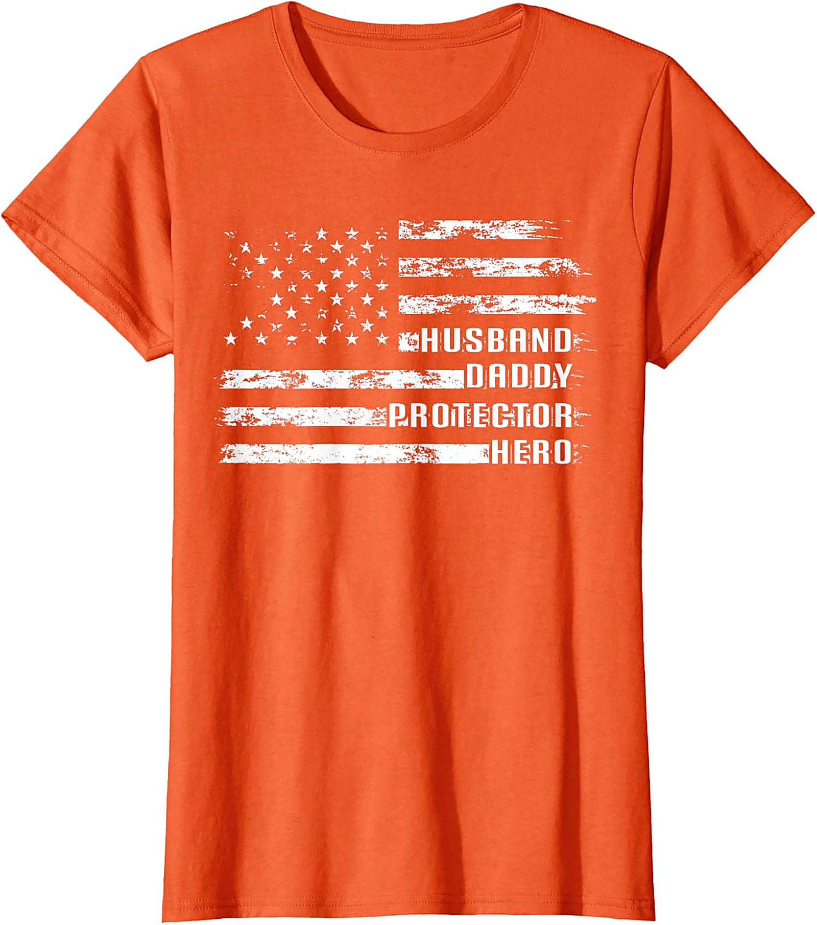 Husband Daddy Protector Hero T-Shirt | Patriotic Dad Tee