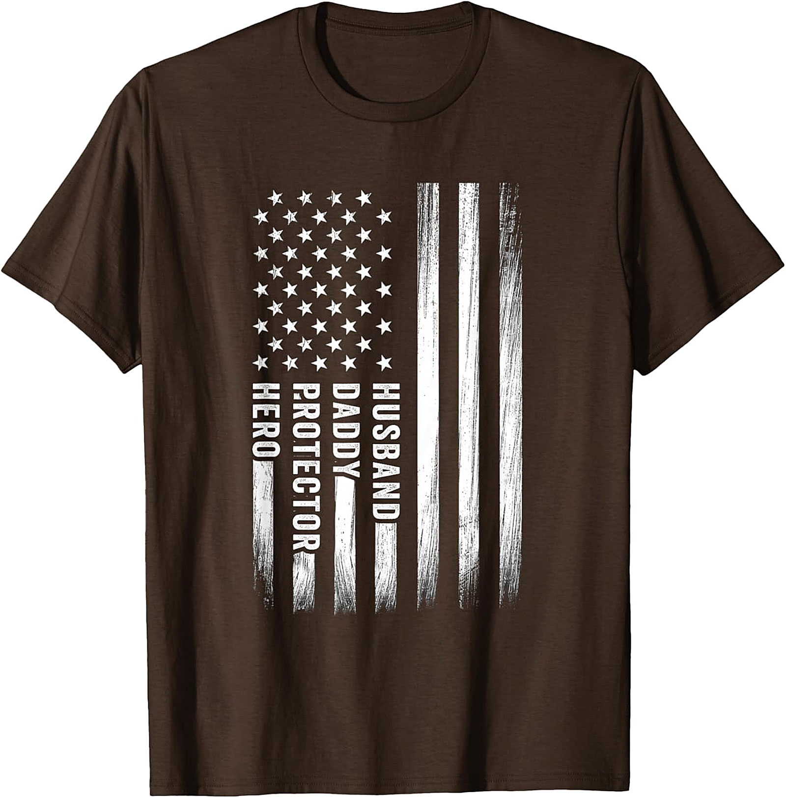 Husband Daddy Protector Hero T-Shirt | Patriotic Dad Gift