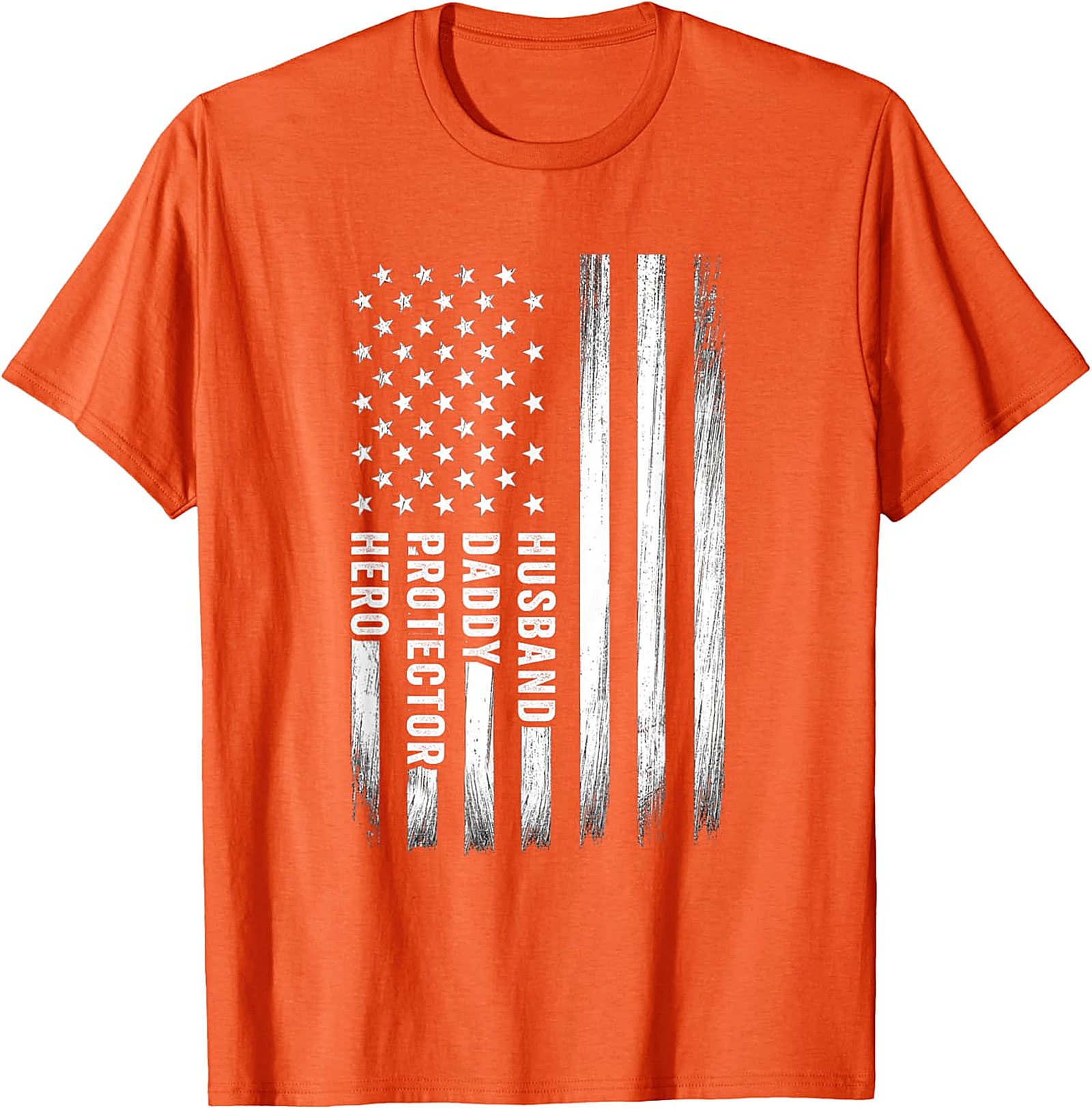 Husband Daddy Protector Hero T-Shirt | Patriotic Dad Gift