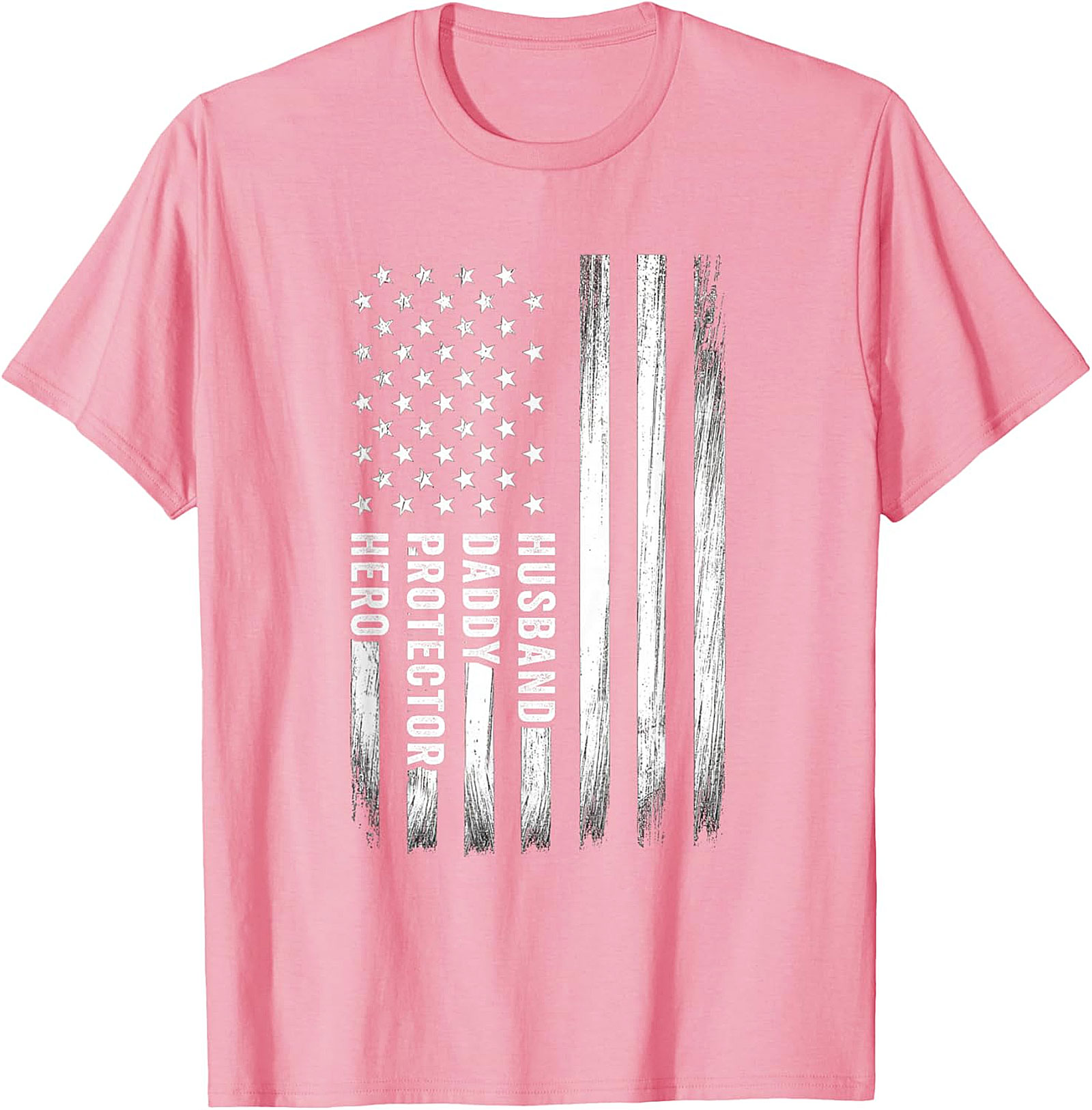 Husband Daddy Protector Hero T-Shirt | Patriotic Dad Gift