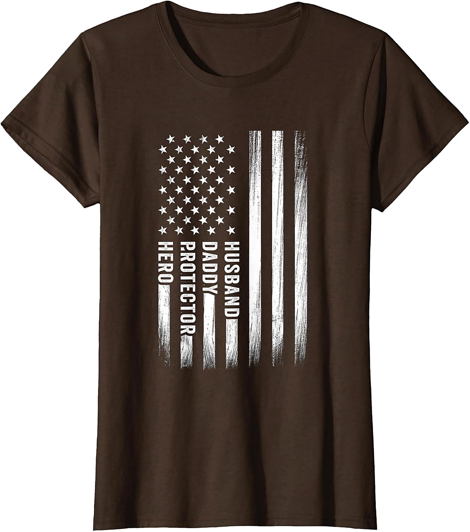 Husband Daddy Protector Hero T-Shirt | Patriotic Dad Gift