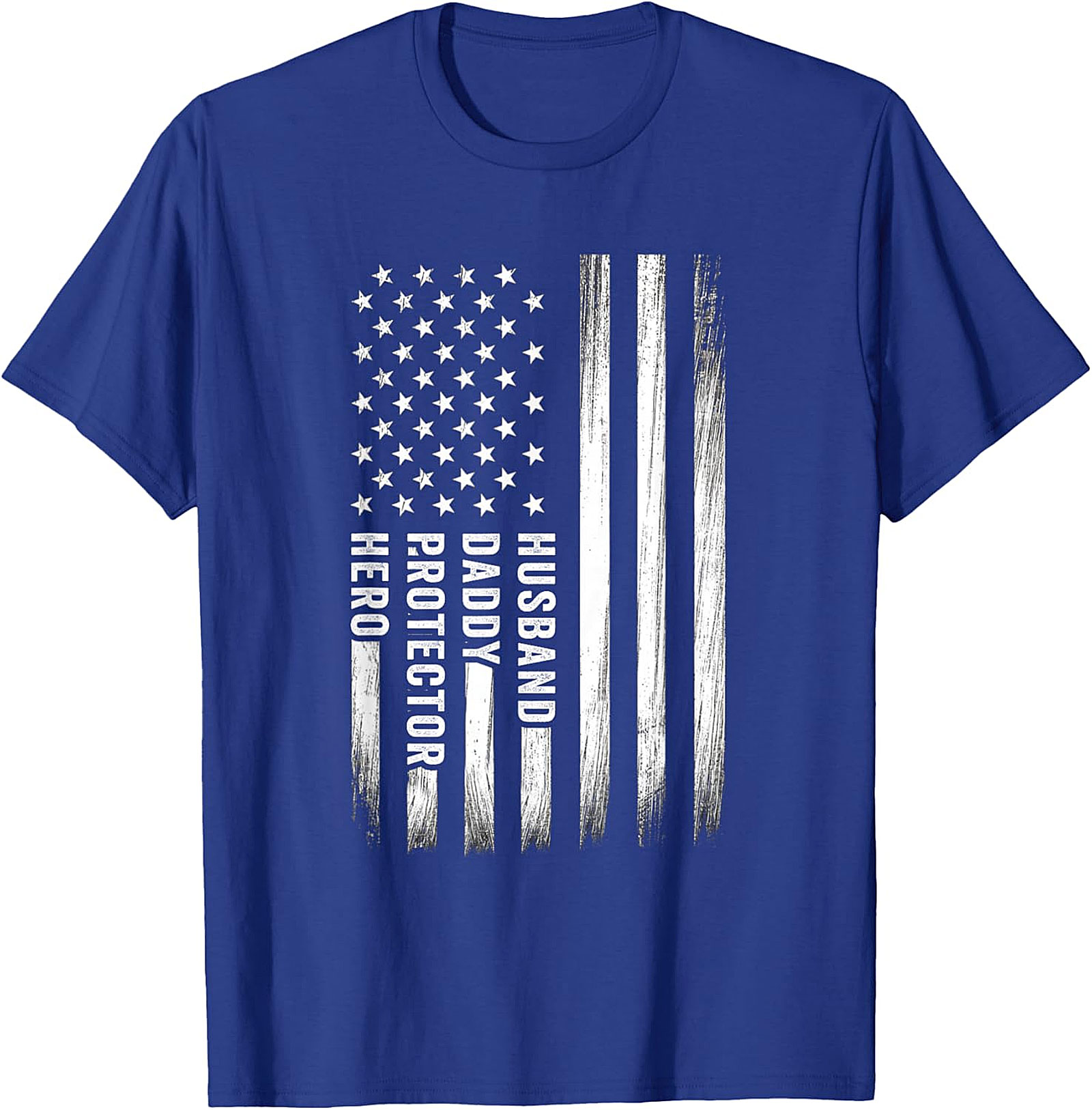 Husband Daddy Protector Hero T-Shirt | Patriotic Dad Gift