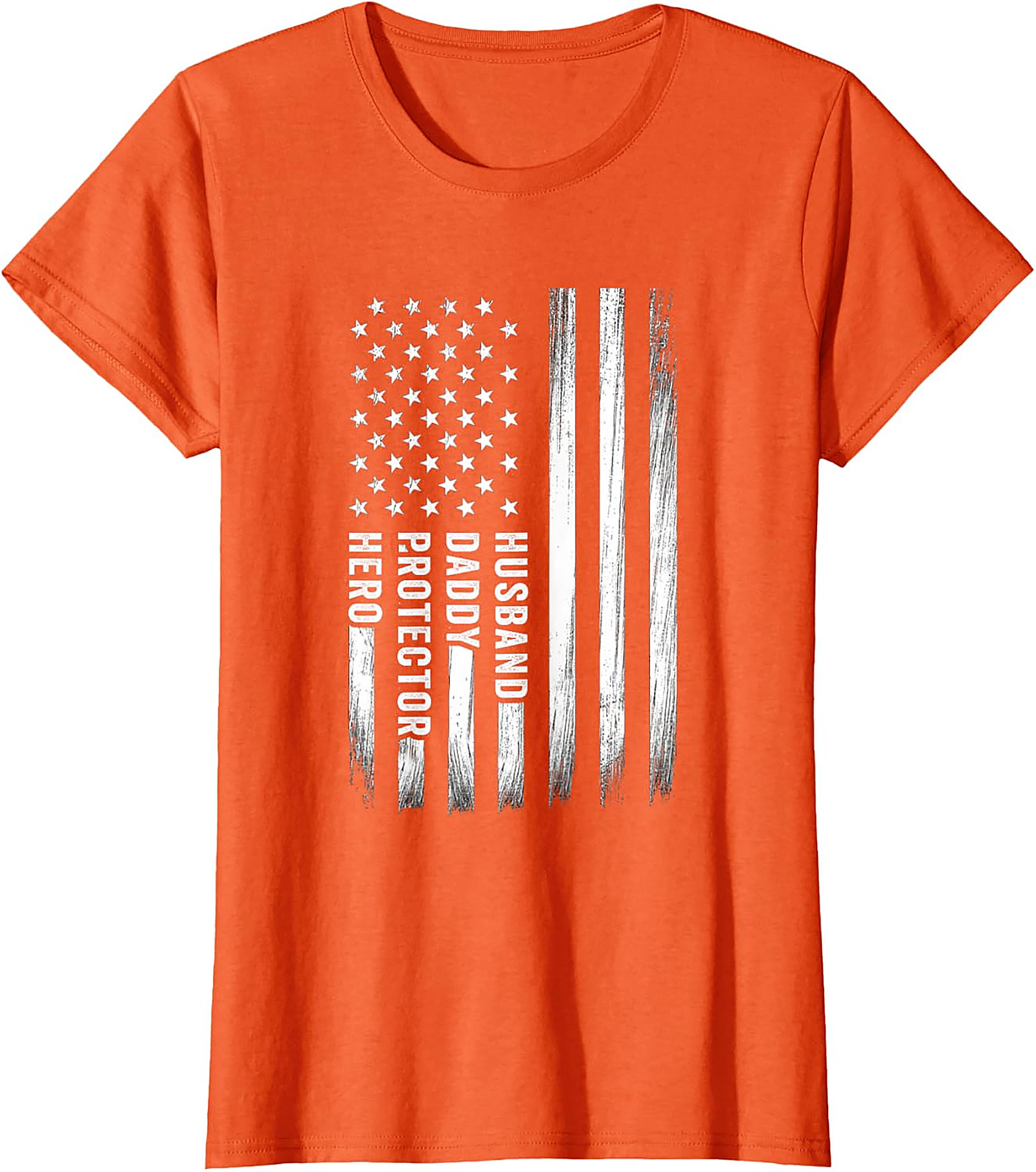 Husband Daddy Protector Hero T-Shirt | Patriotic Dad Gift