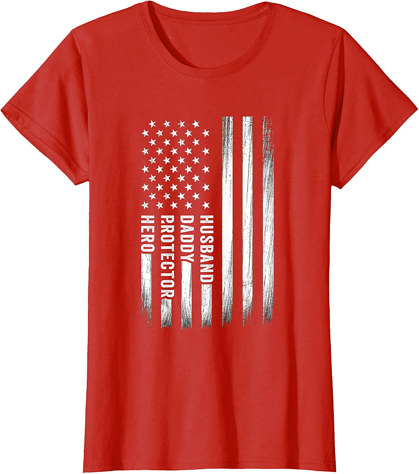 Husband Daddy Protector Hero T-Shirt | Patriotic Dad Gift