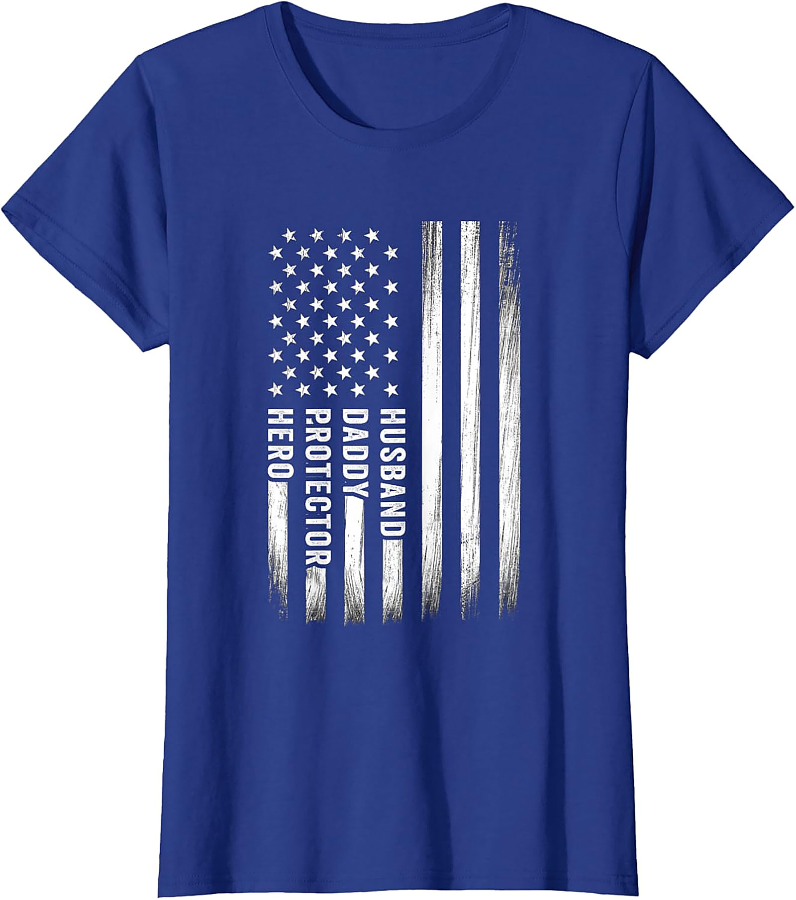 Husband Daddy Protector Hero T-Shirt | Patriotic Dad Gift