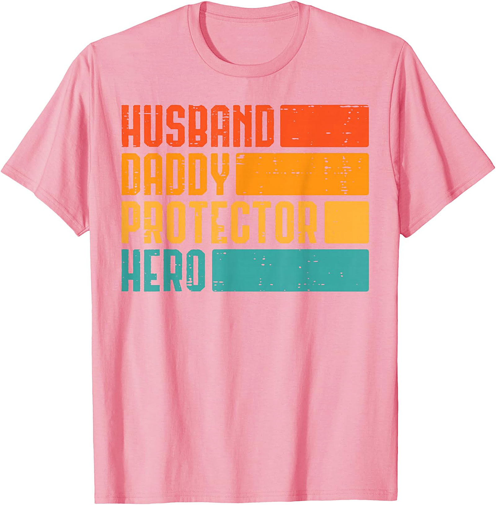 Retro Husband Daddy Protector Hero T-Shirt | Dad Gift