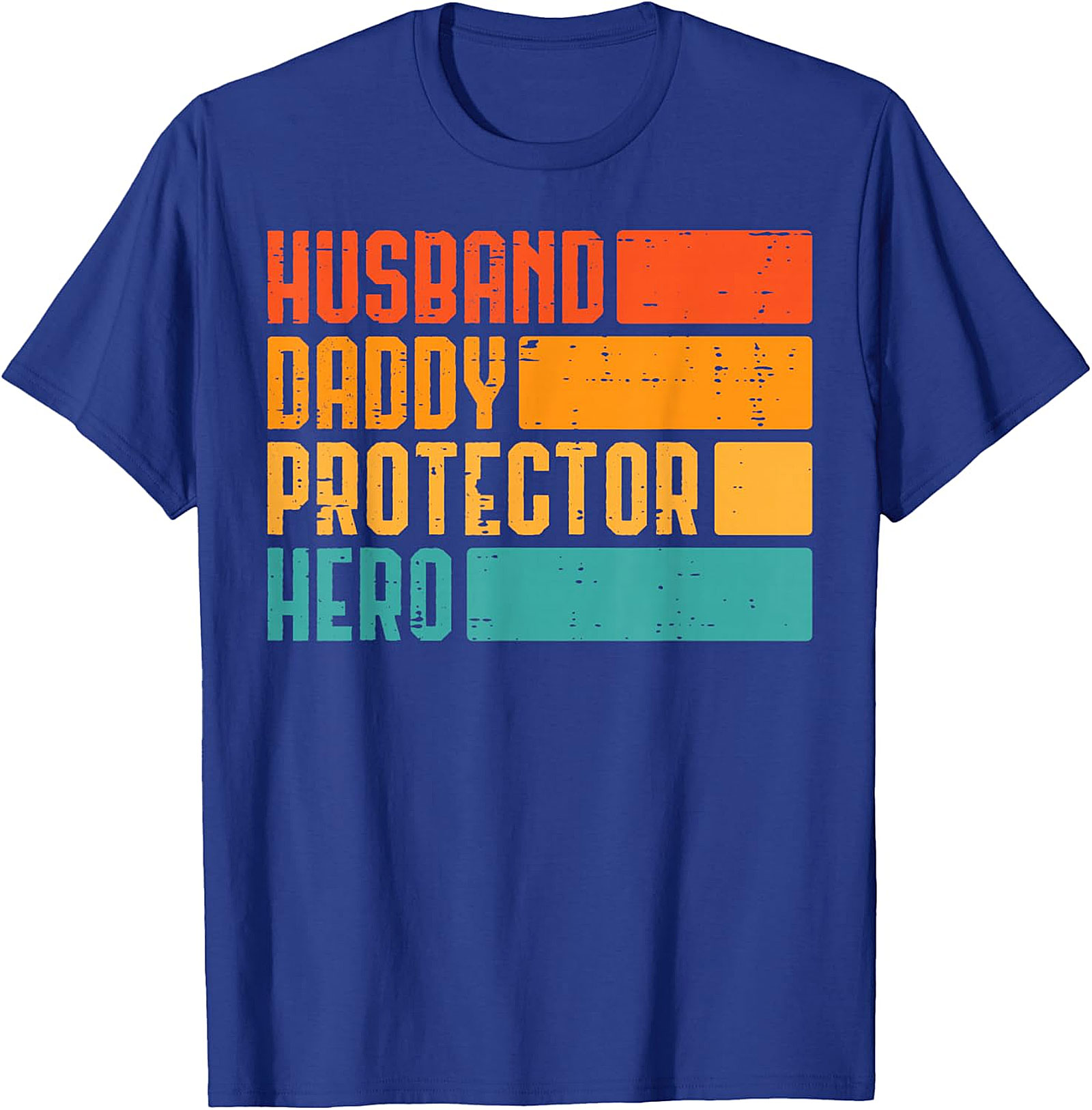 Retro Husband Daddy Protector Hero T-Shirt | Dad Gift