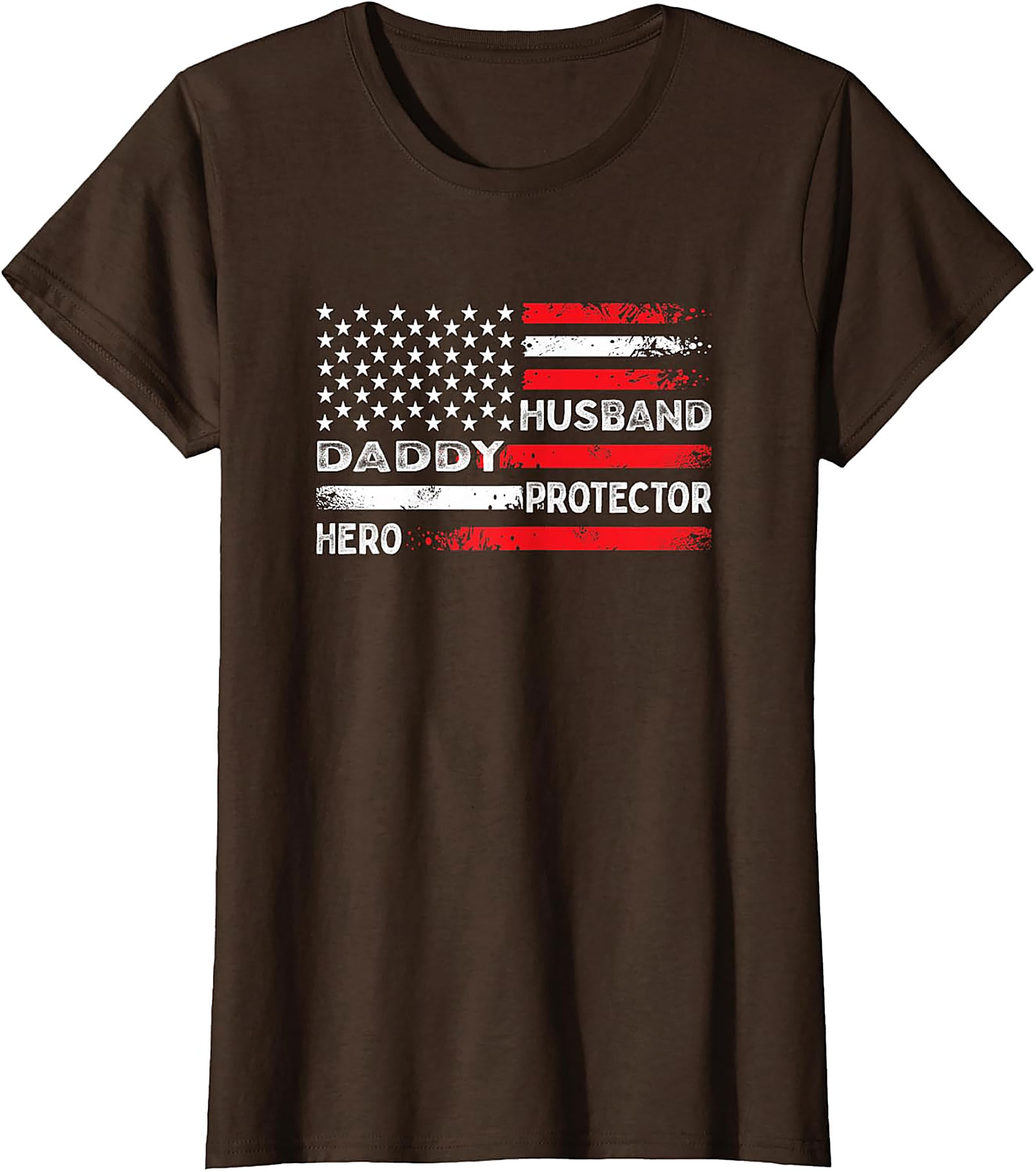 Patriotic Dad T-Shirt | Husband Daddy Protector Hero Tee