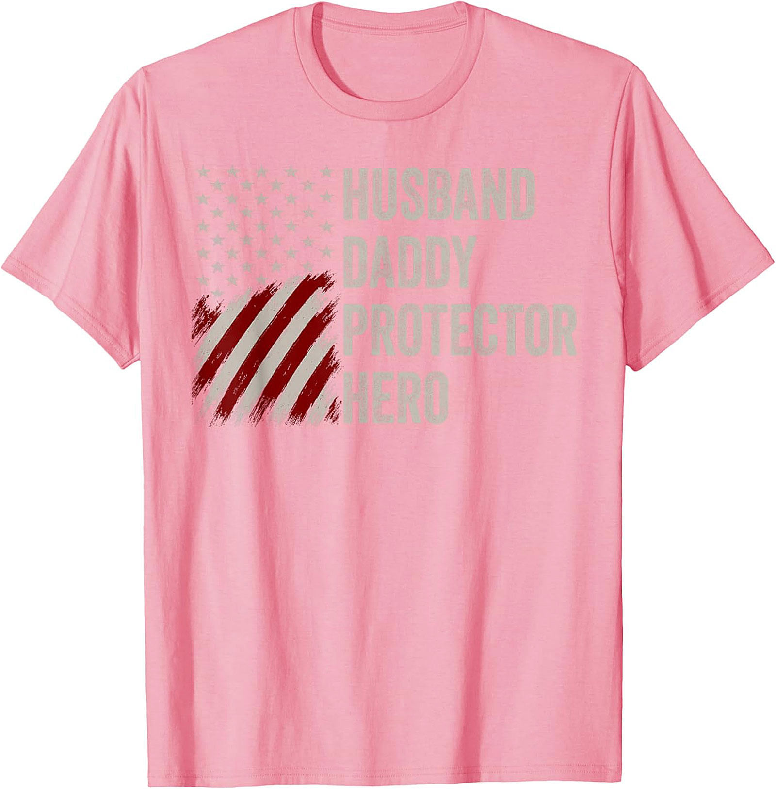 Husband Daddy Protector Hero T-Shirt | Patriotic Dad Gift