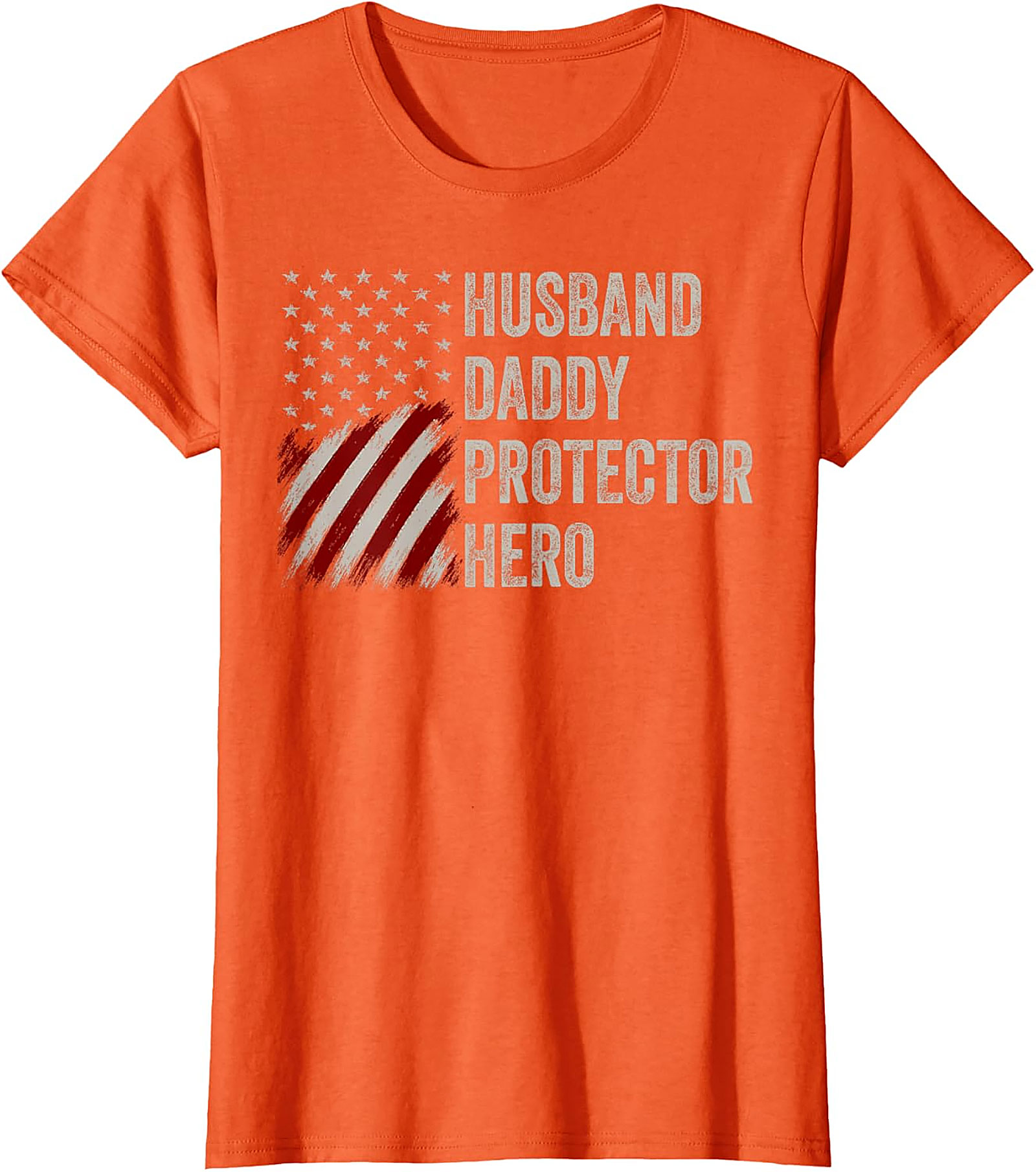 Husband Daddy Protector Hero T-Shirt | Patriotic Dad Gift