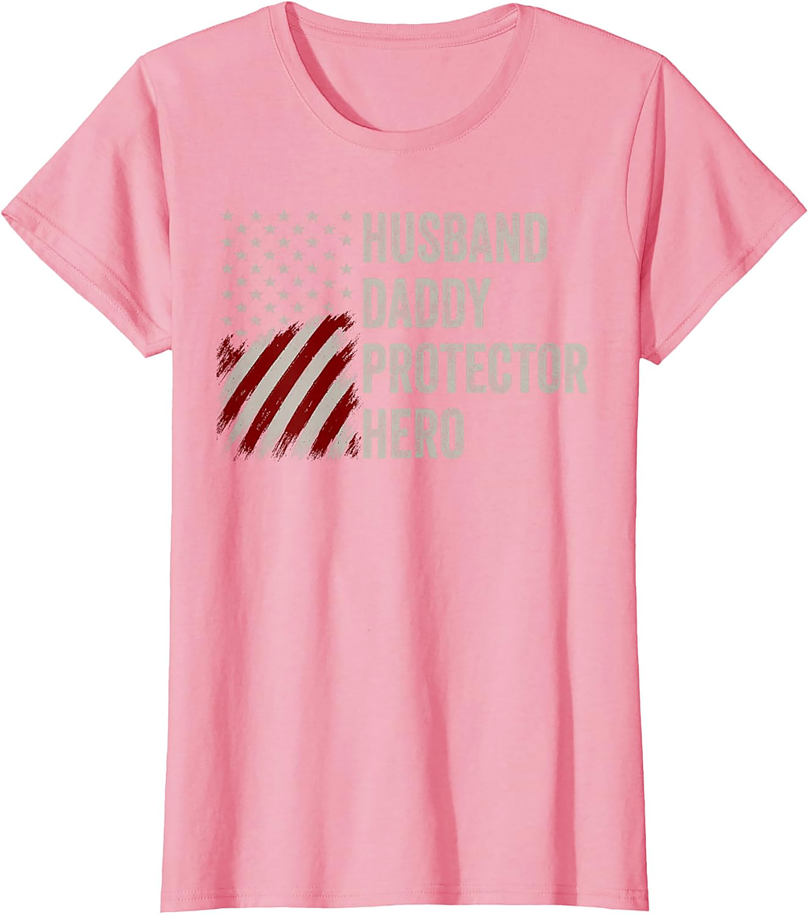 Husband Daddy Protector Hero T-Shirt | Patriotic Dad Gift